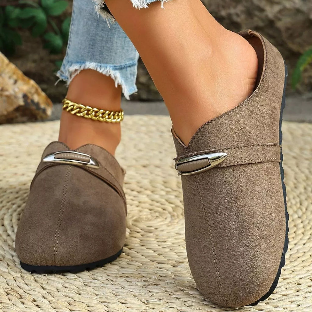 Round Toe Flats Slip-Ons