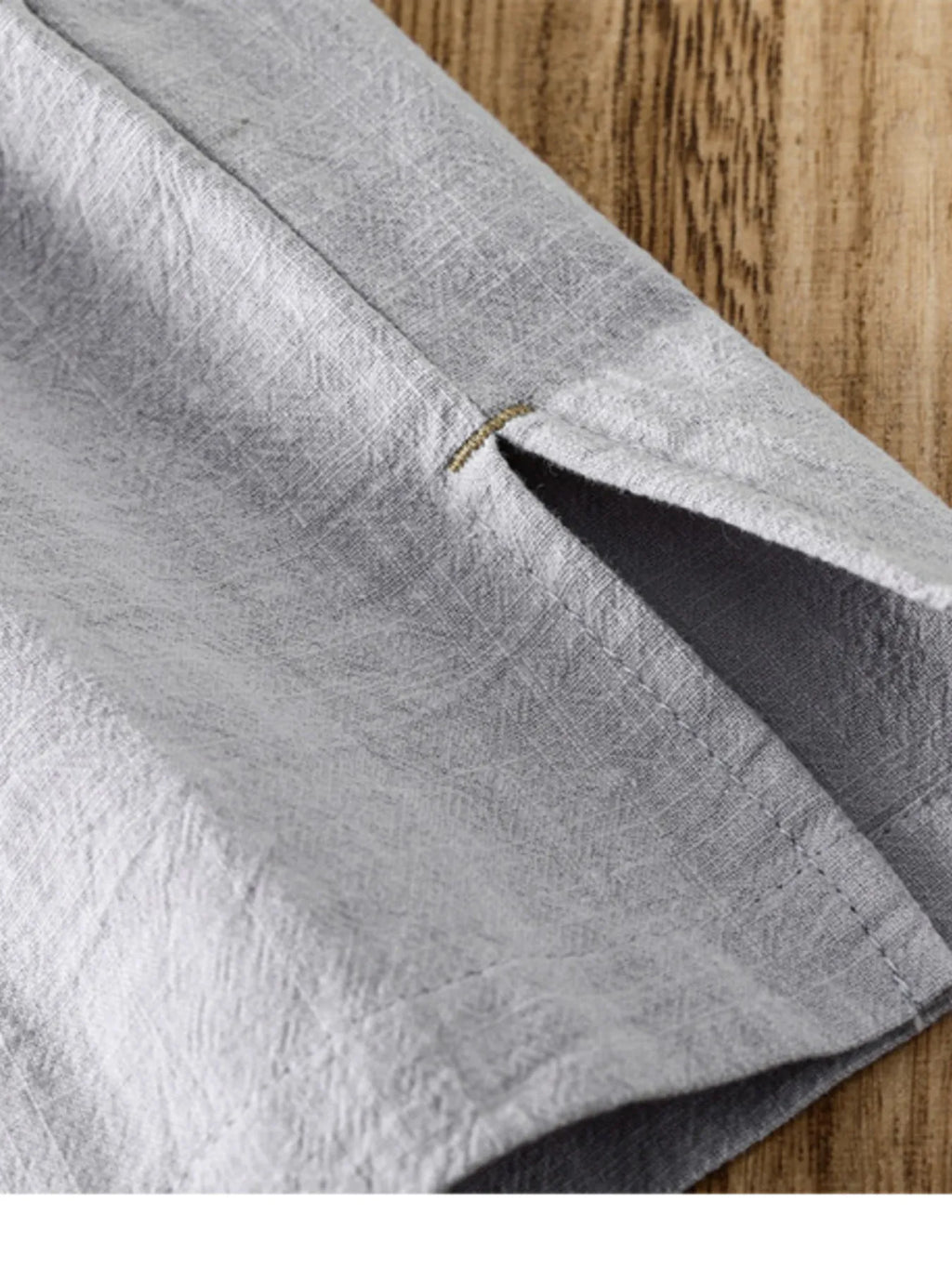 Men's Plus Size Short Sleeve Button Detail Blouse