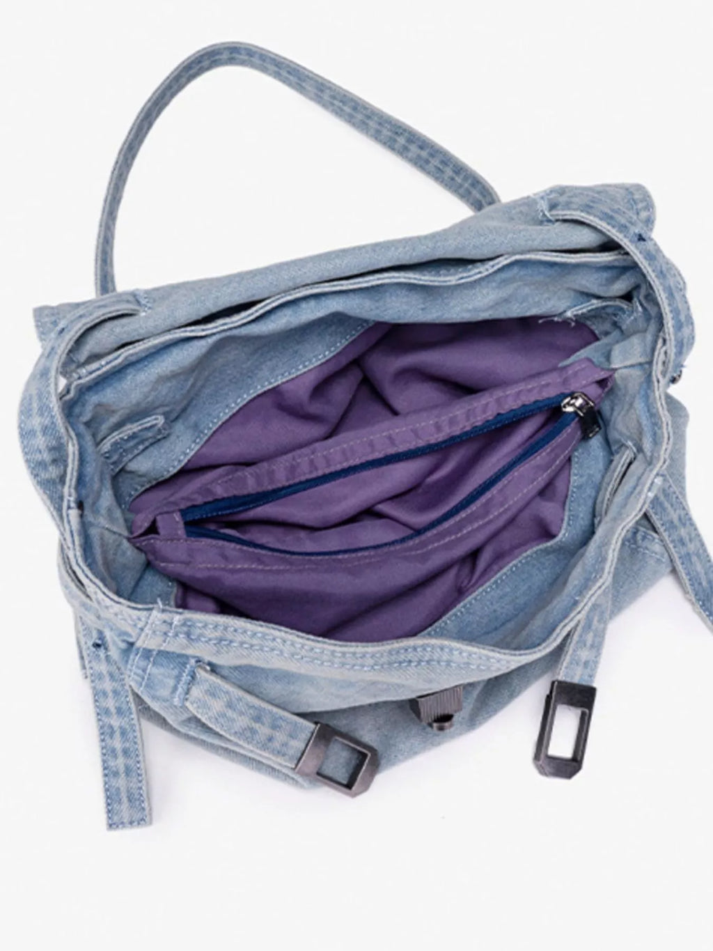 Vintage Denim Shoulder Bag