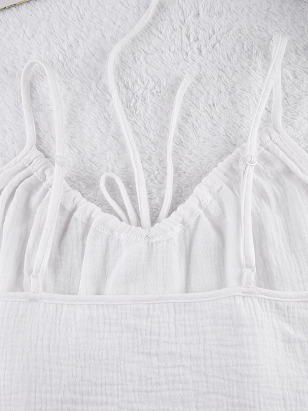 Tie Front Relaxed Fit Cami and Shorts Set