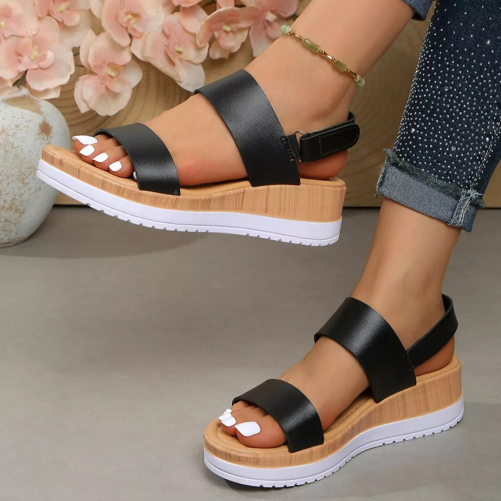 Open Toe Wedge Sandals