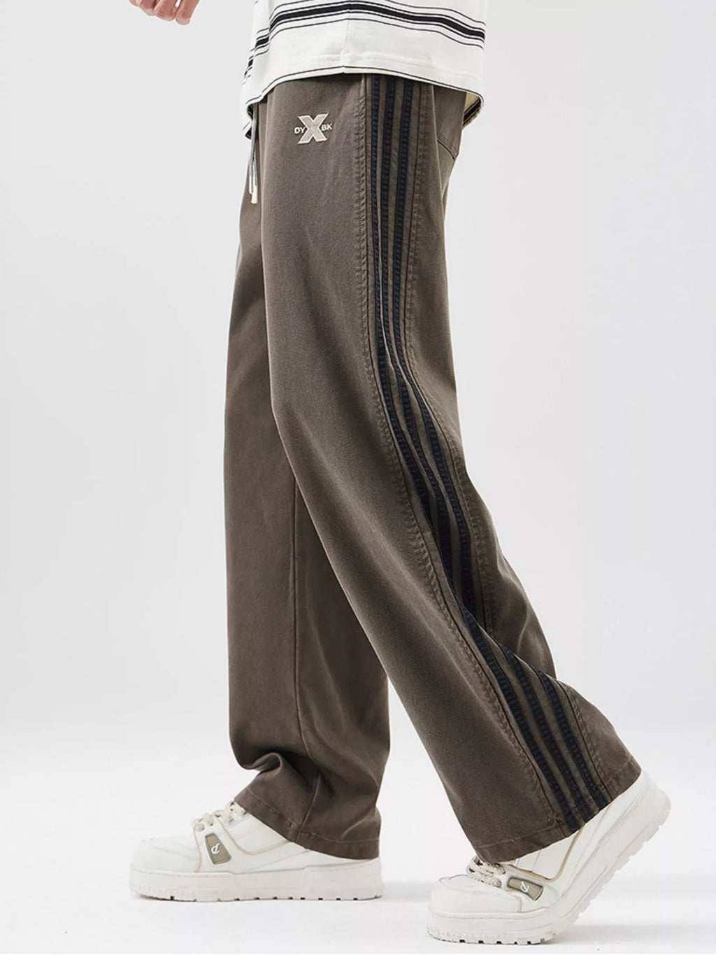 Men's Full Size Drawstring Wide Leg Pants Plus Size