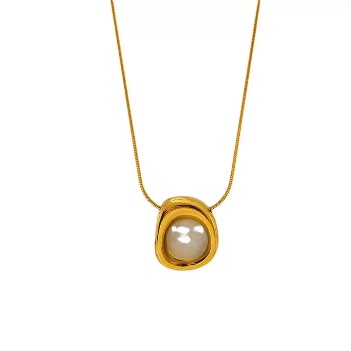 Natural Stone Pendant Necklace