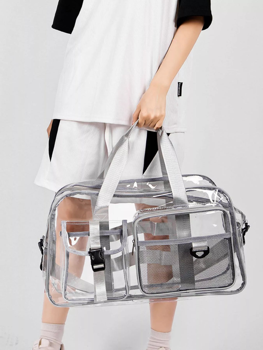 Transparent PVC Travel Duffel Bag