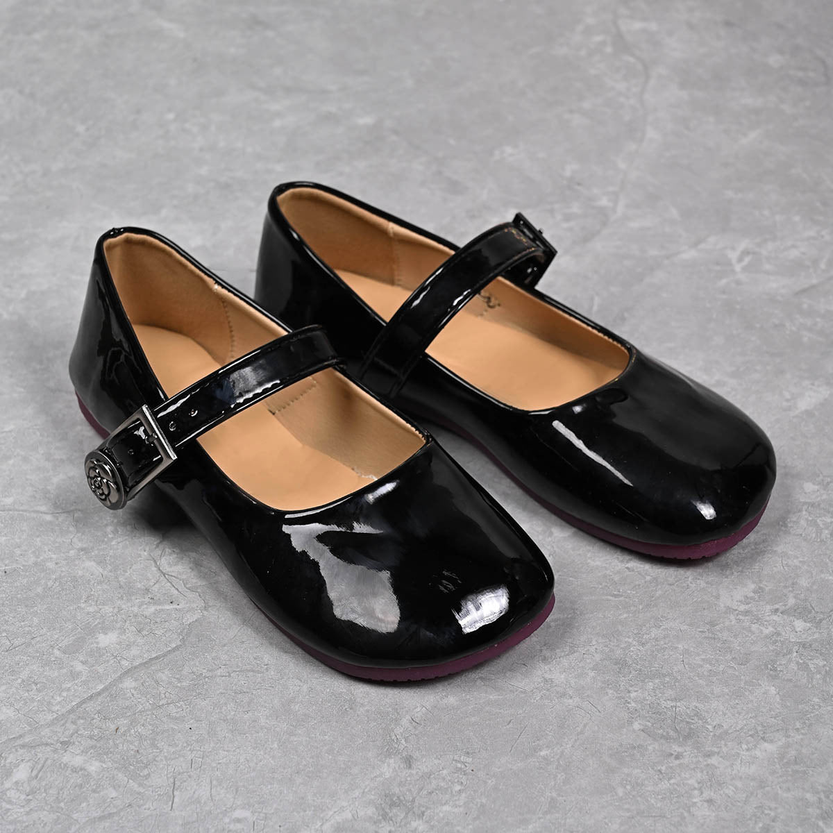 Buckle Strap Mary Jane Loafers