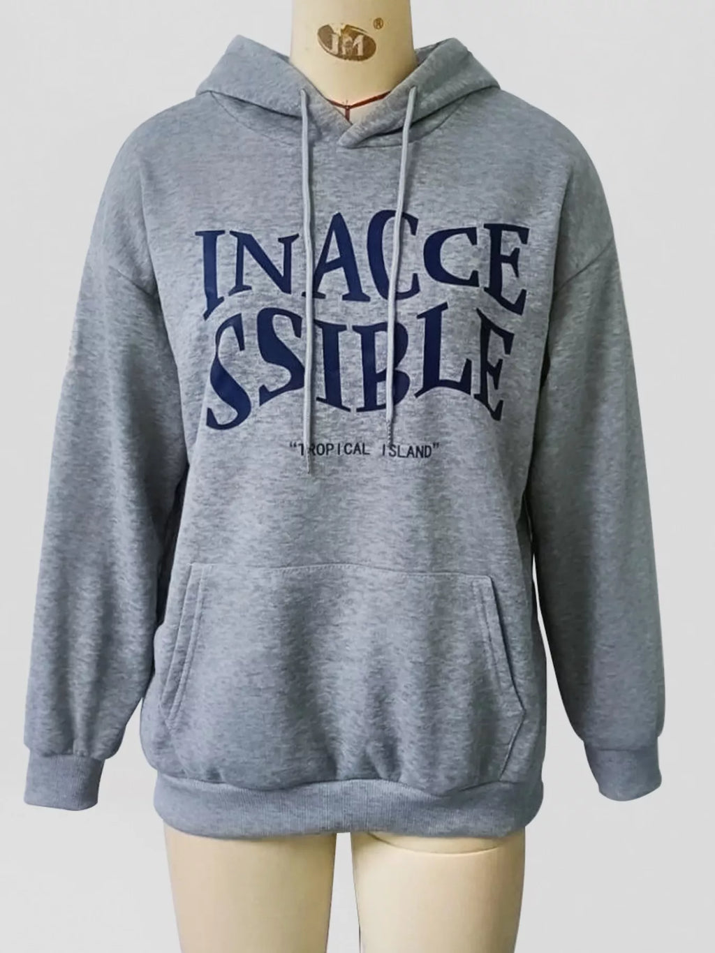 Kangaroo Pocket Drawstring Hoodie