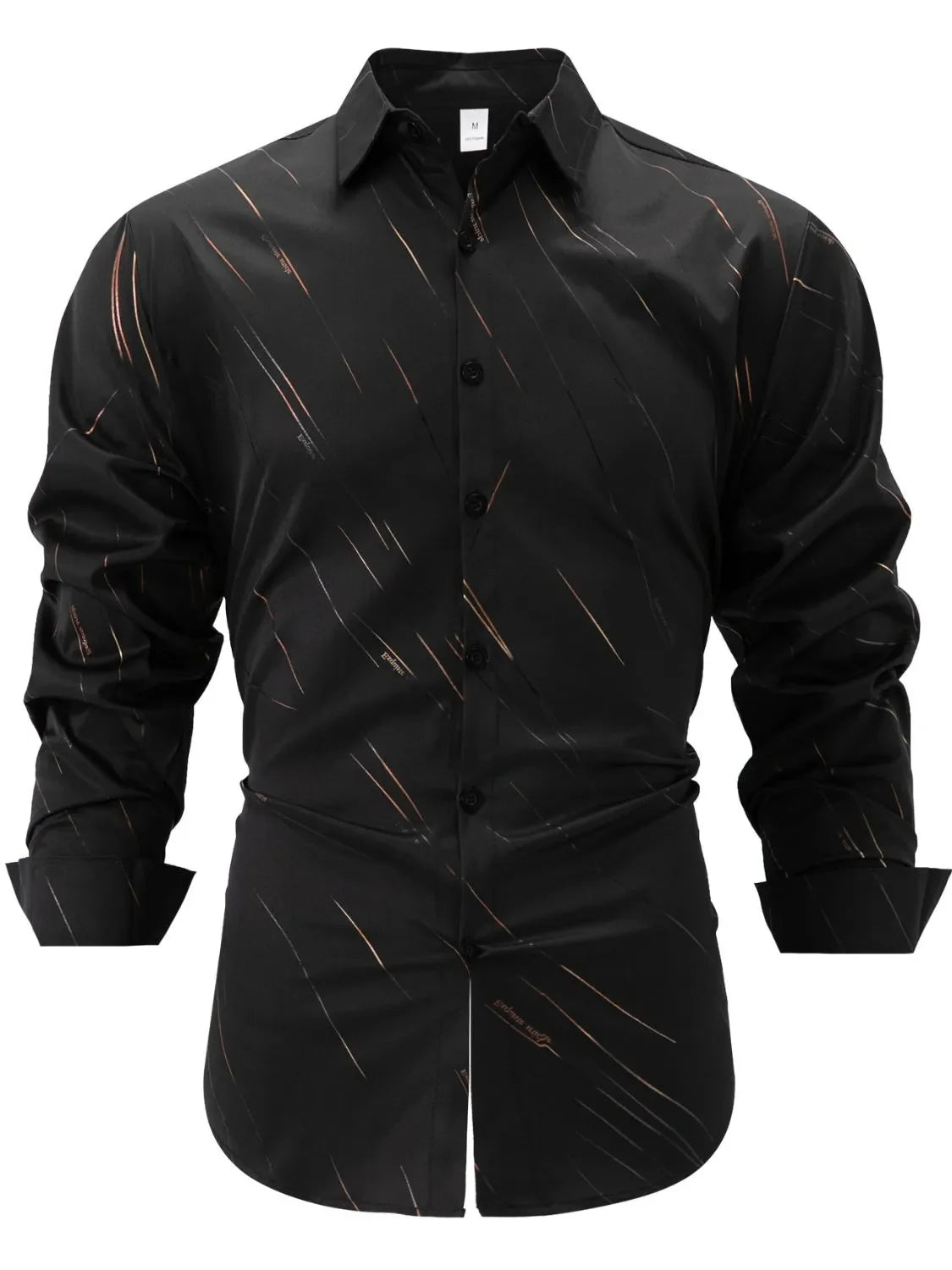 Men's Full Size Button Up Long Sleeve Shirt Plus Size