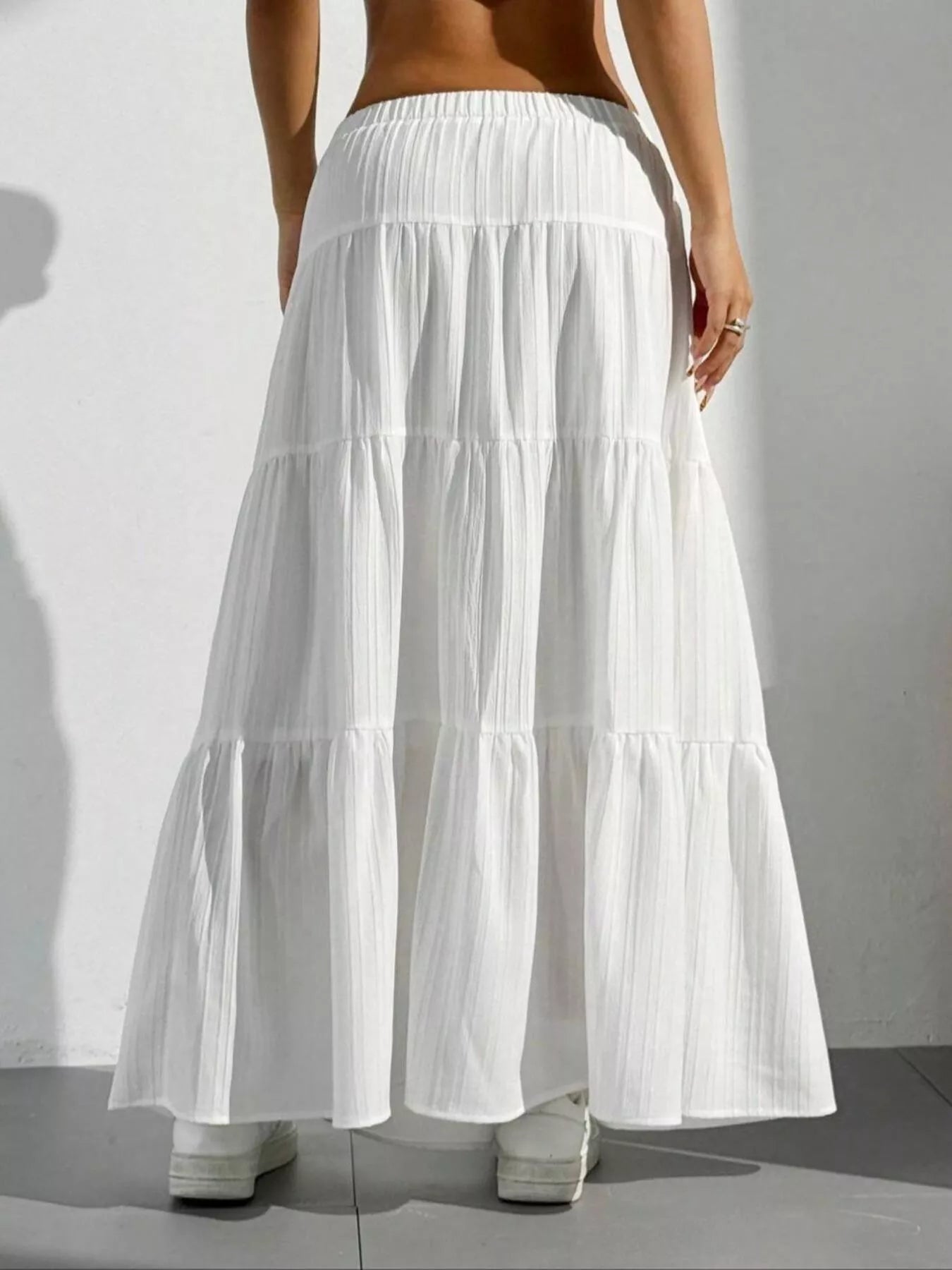 Flowy Tiered Maxi Skirt