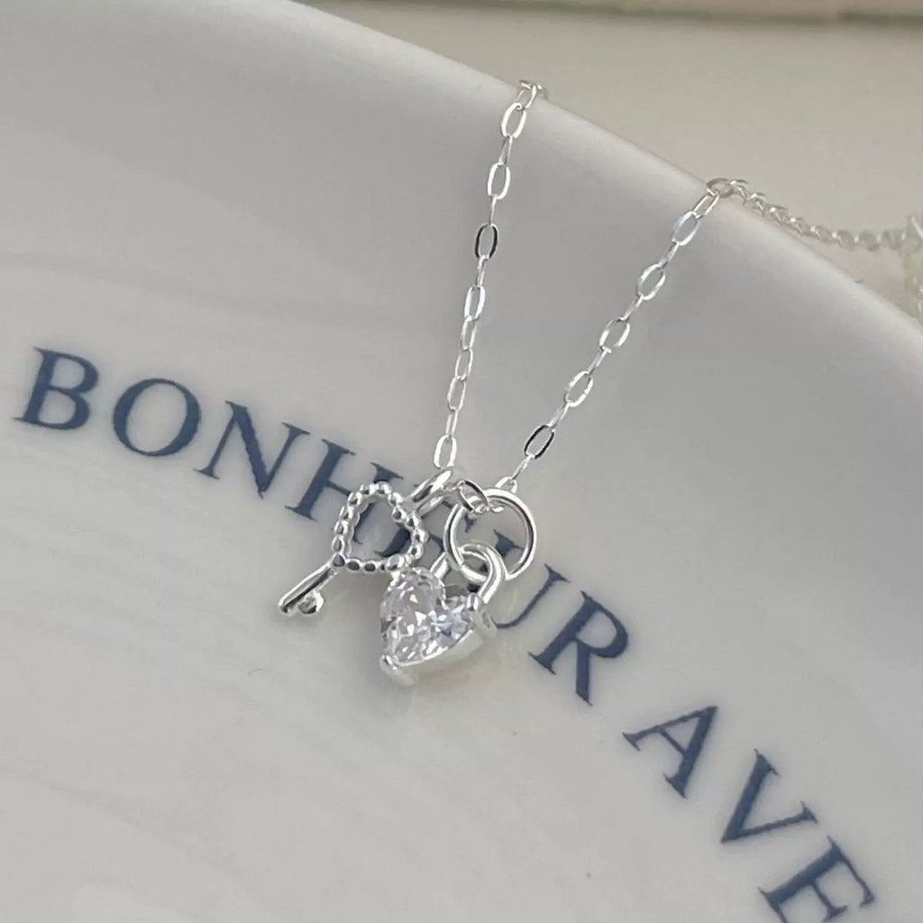 925 Sterling Silver Heart Necklace