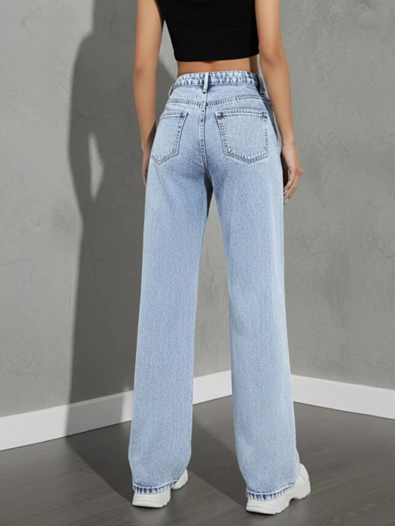 High Waist Wide Leg Jeans