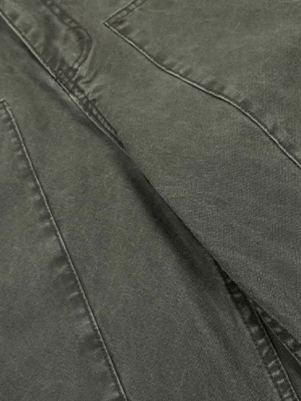 Men's Washed Cargo Wide Leg Jeans