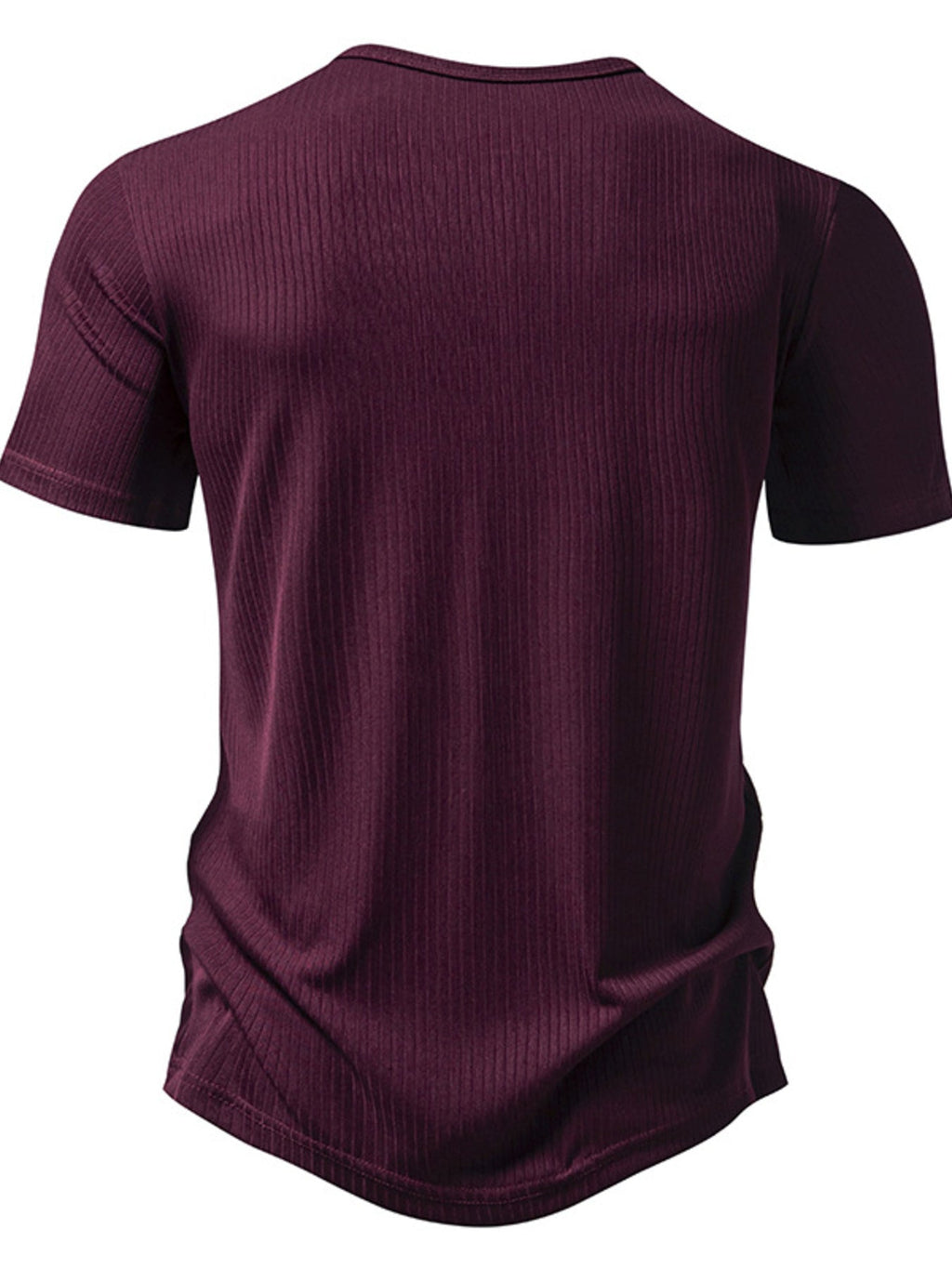 Men's Button Detail Short Sleeve T-Shirt