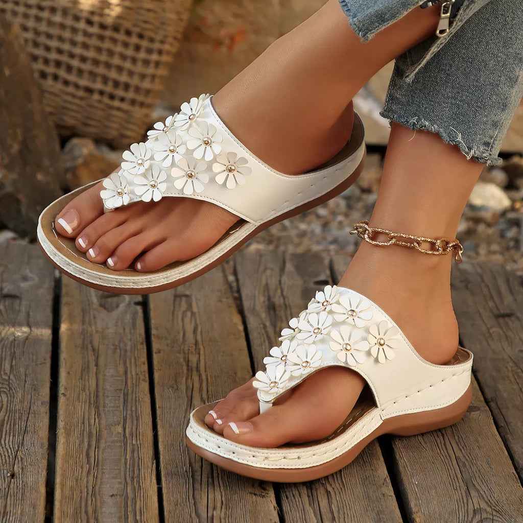 Toe Post Flats Sandals