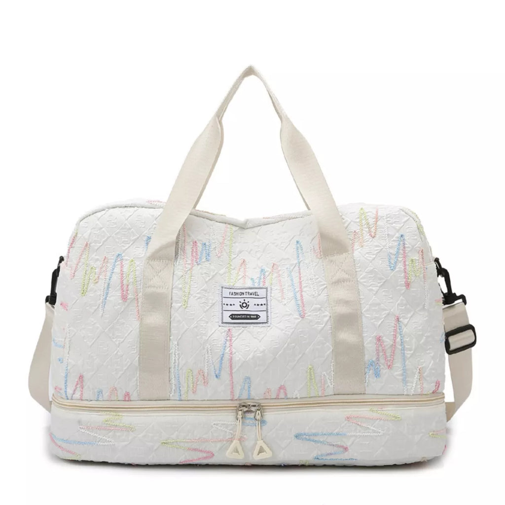 Textured Duffel Bag