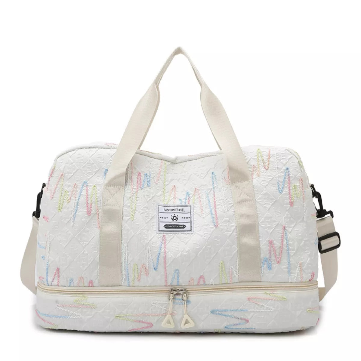 Textured Duffel Bag