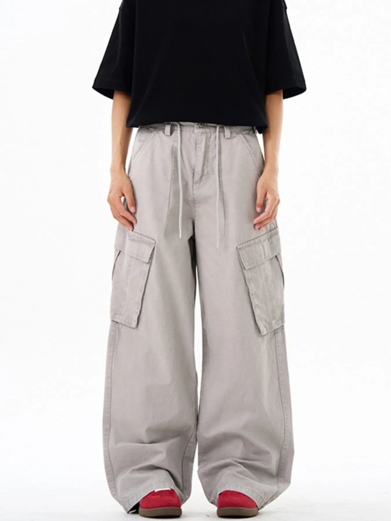 Men's Wide Leg Cargo Pants
