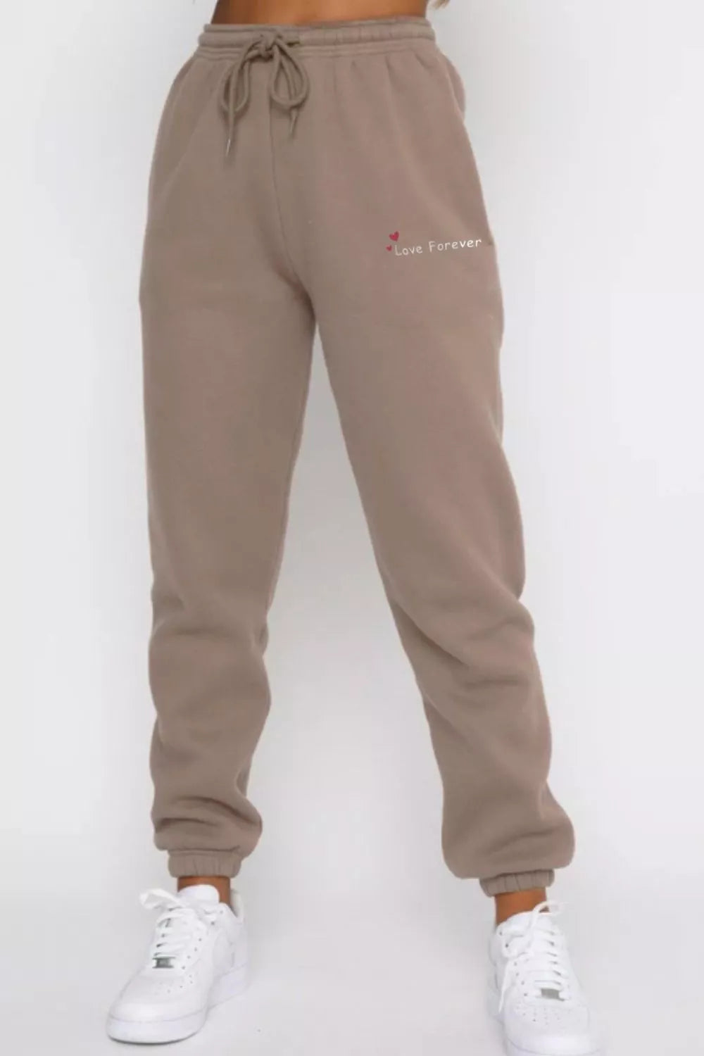 Round Neck Sweatshirt and Joggers Set