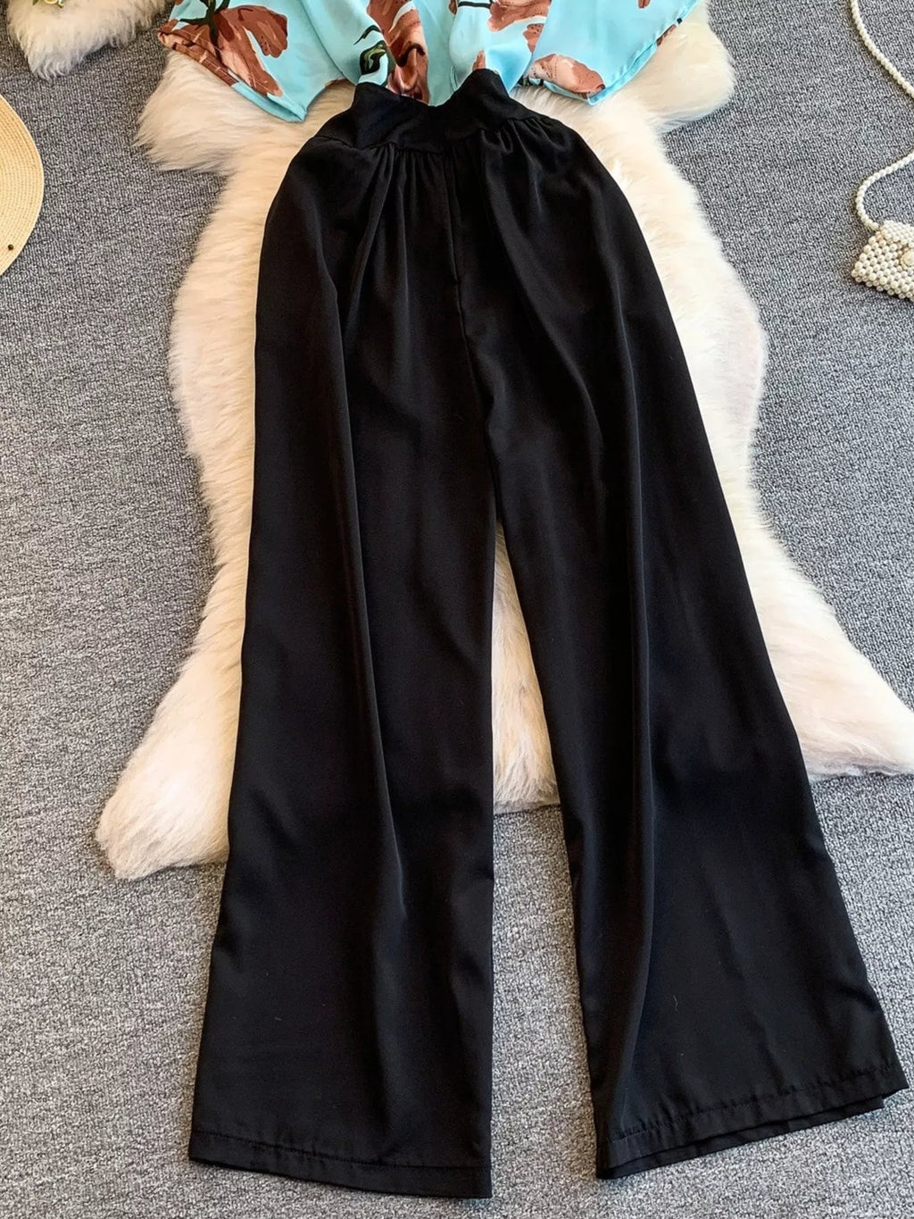 Printed Wide Leg Jumpsuit