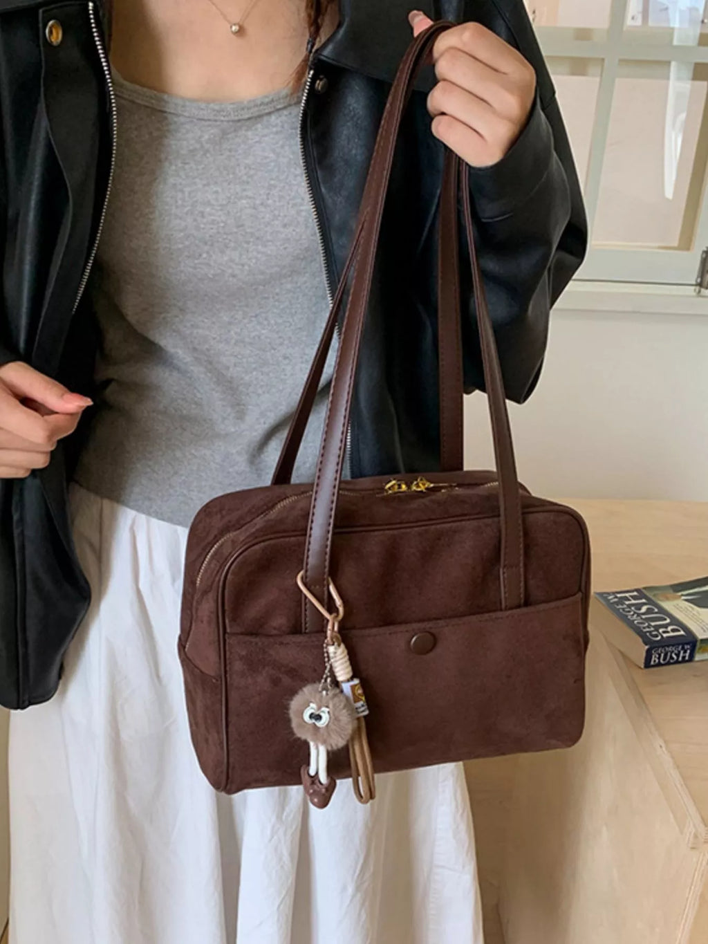 Vintage Handbag with Charm
