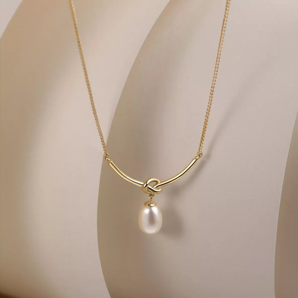925 Sterling Silver Pearl Necklace
