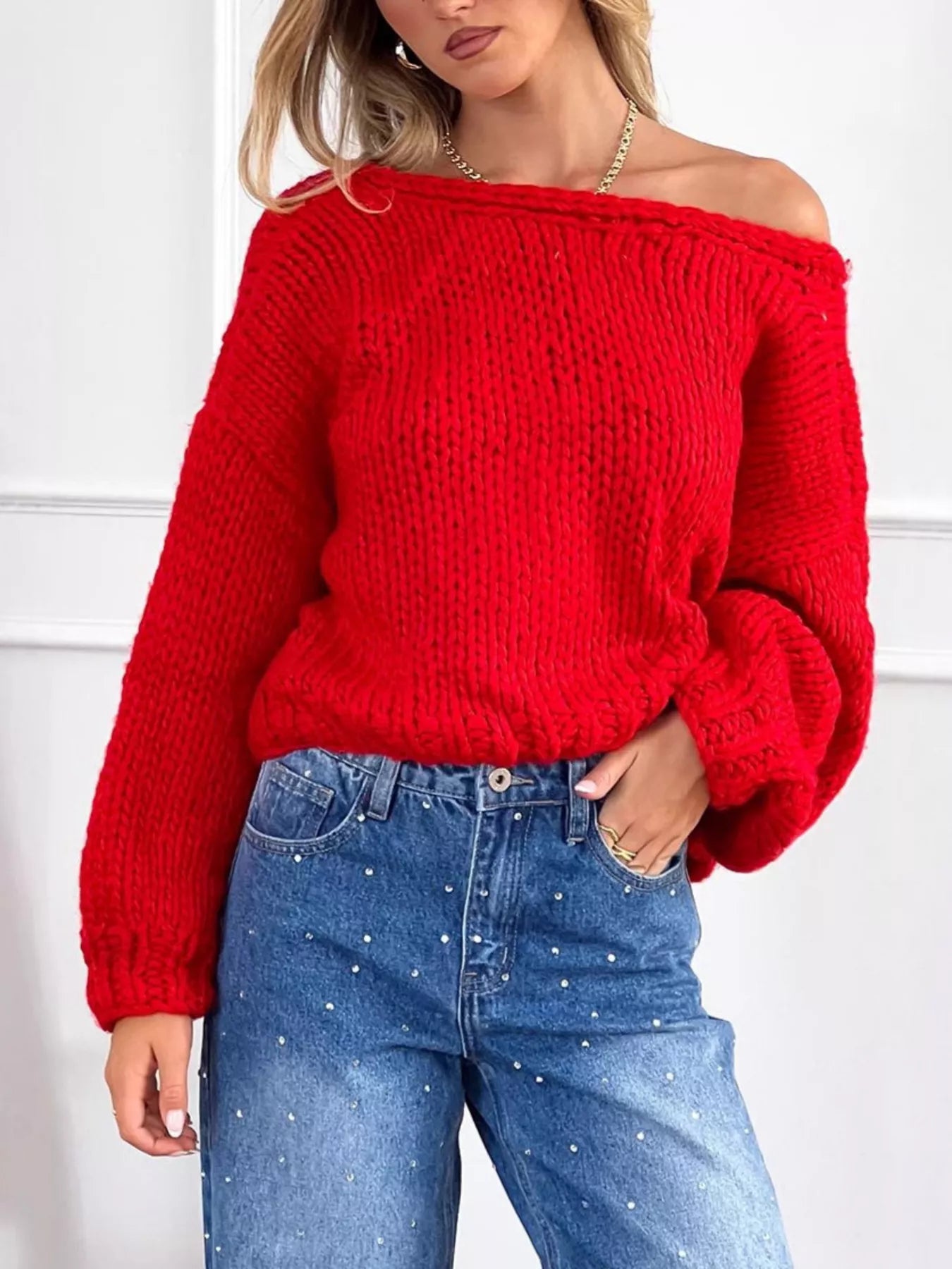 Chunky Knit Tie-Front Cardigan