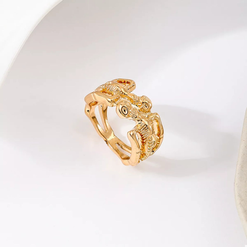 Halloween Skull Alloy Ring