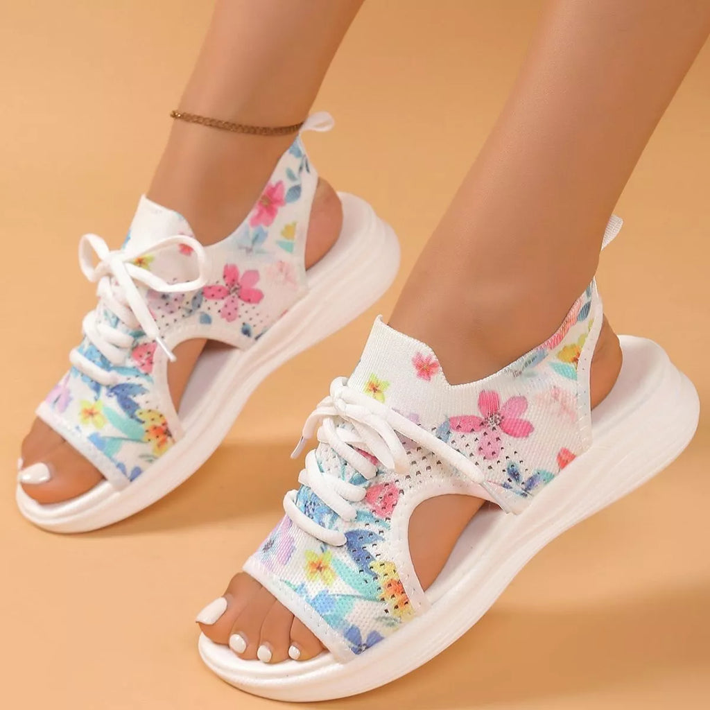 Tie-Dye Breathable Mesh Sandals
