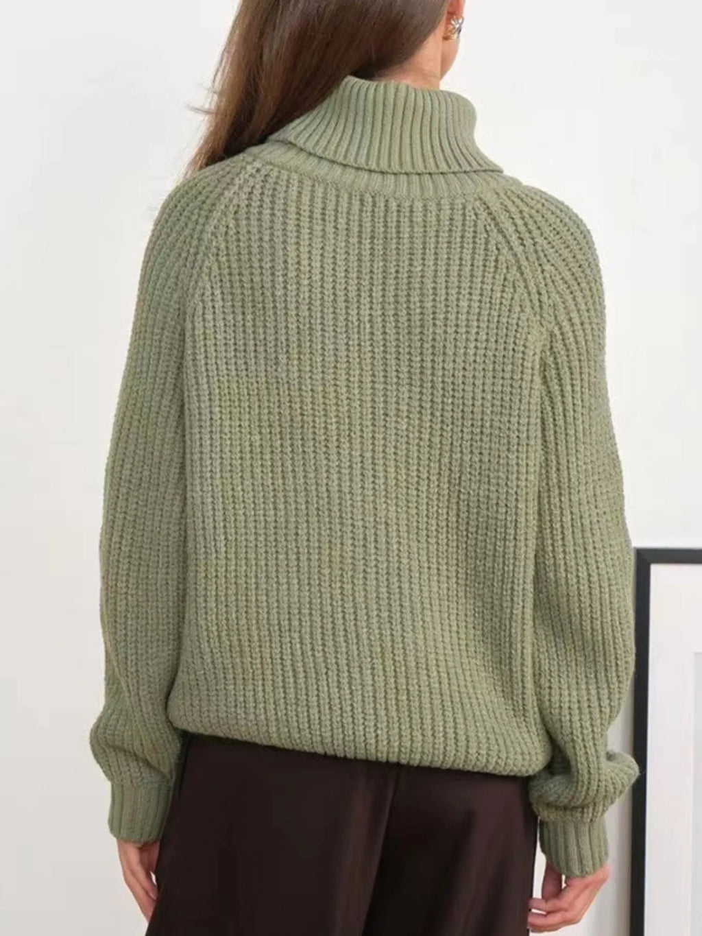 Turtleneck Long Sleeve Sweater