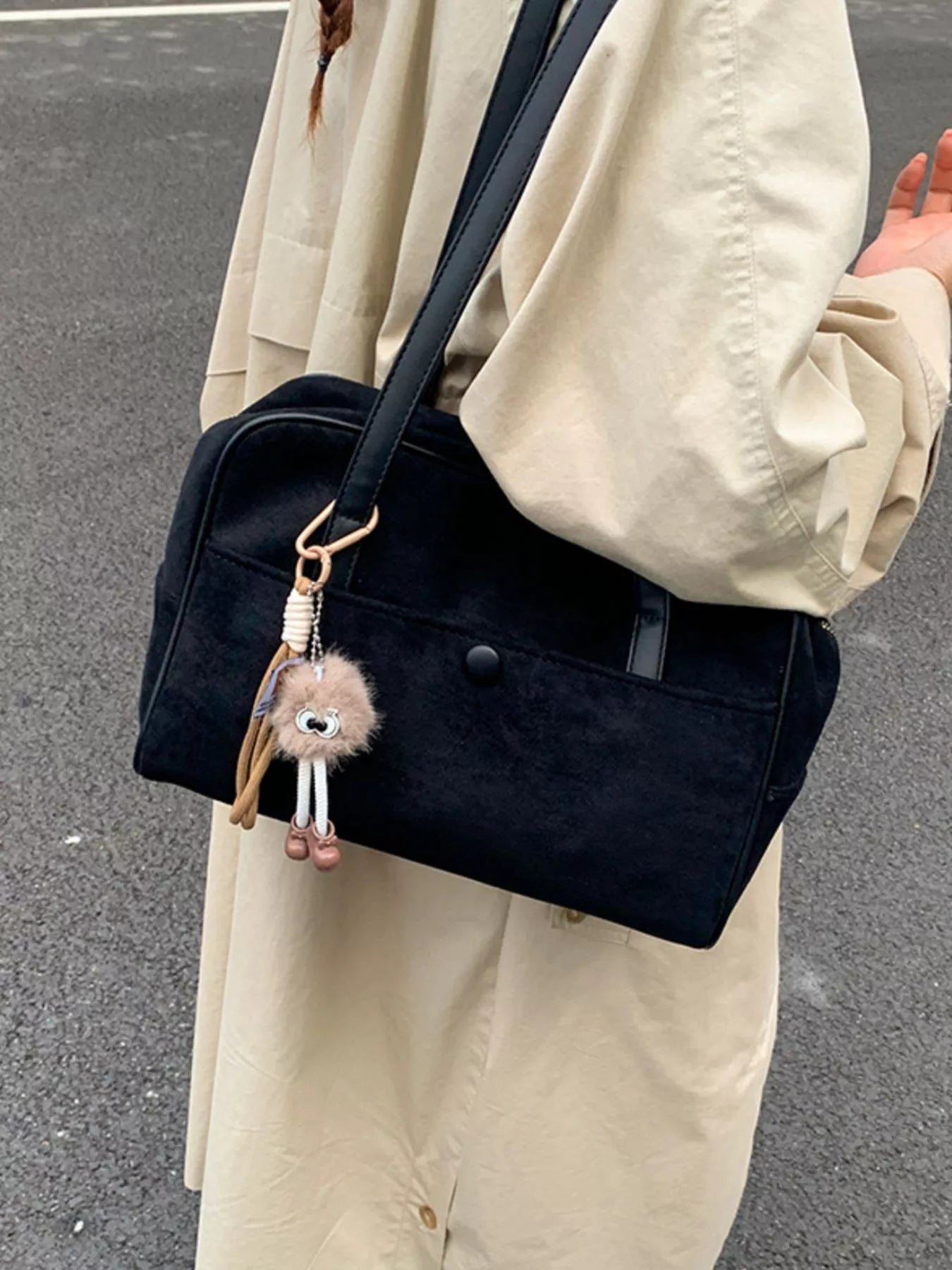 Vintage Handbag with Charm