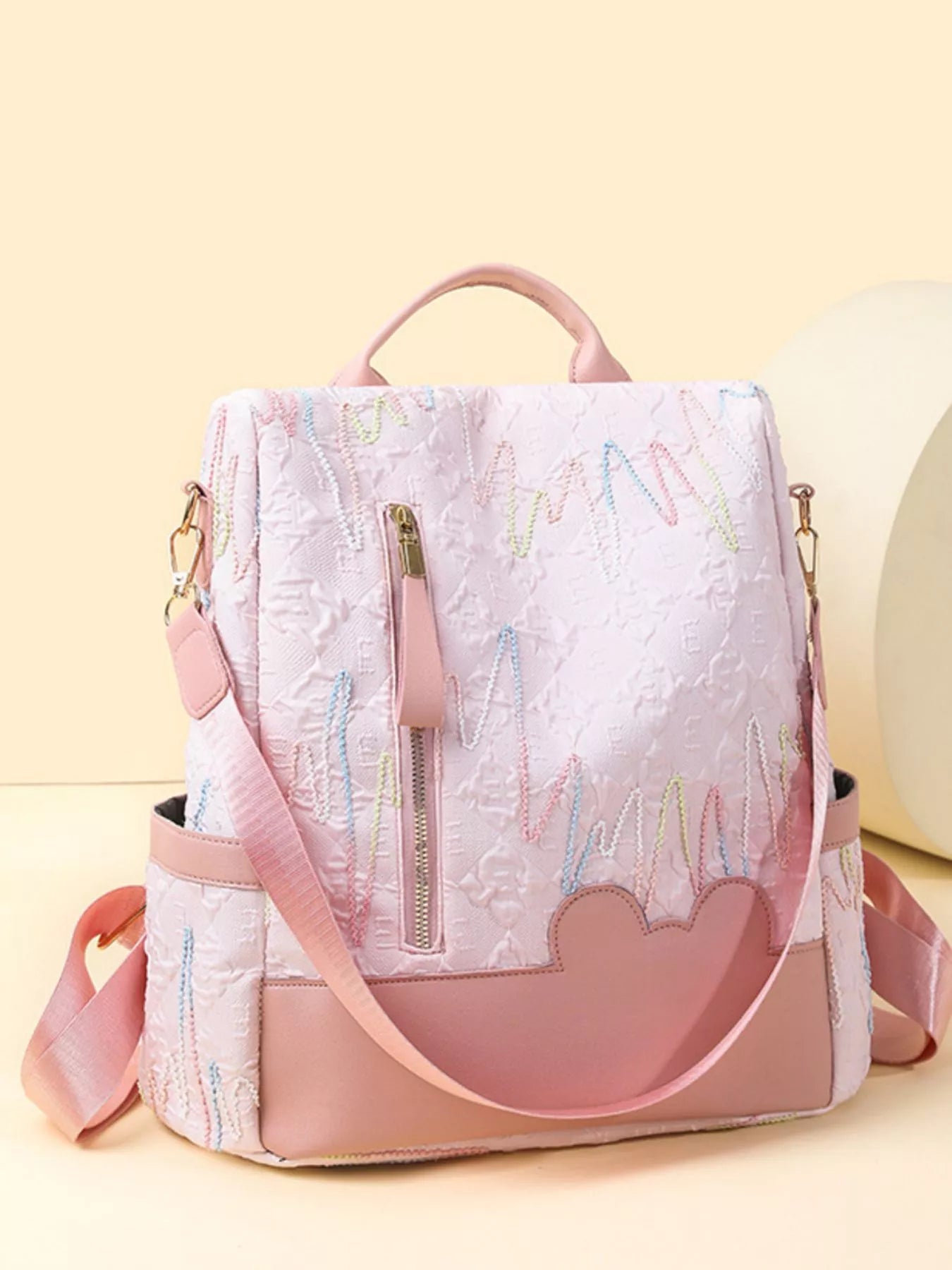 Adjustable Strap Backpack Bag