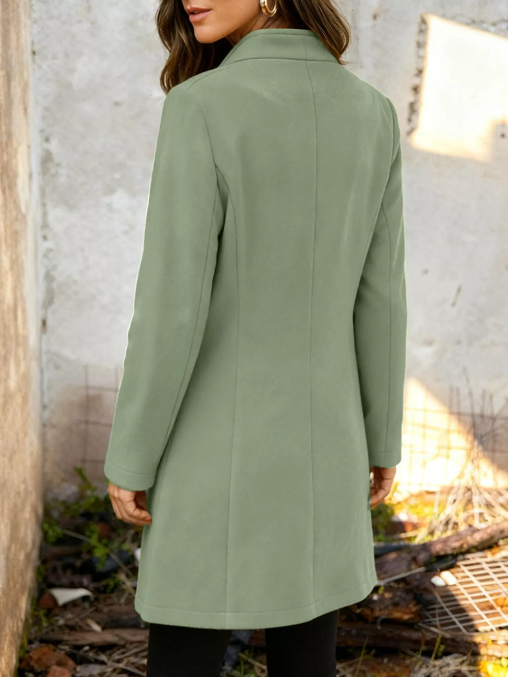 Button-Down Longline Outerwear