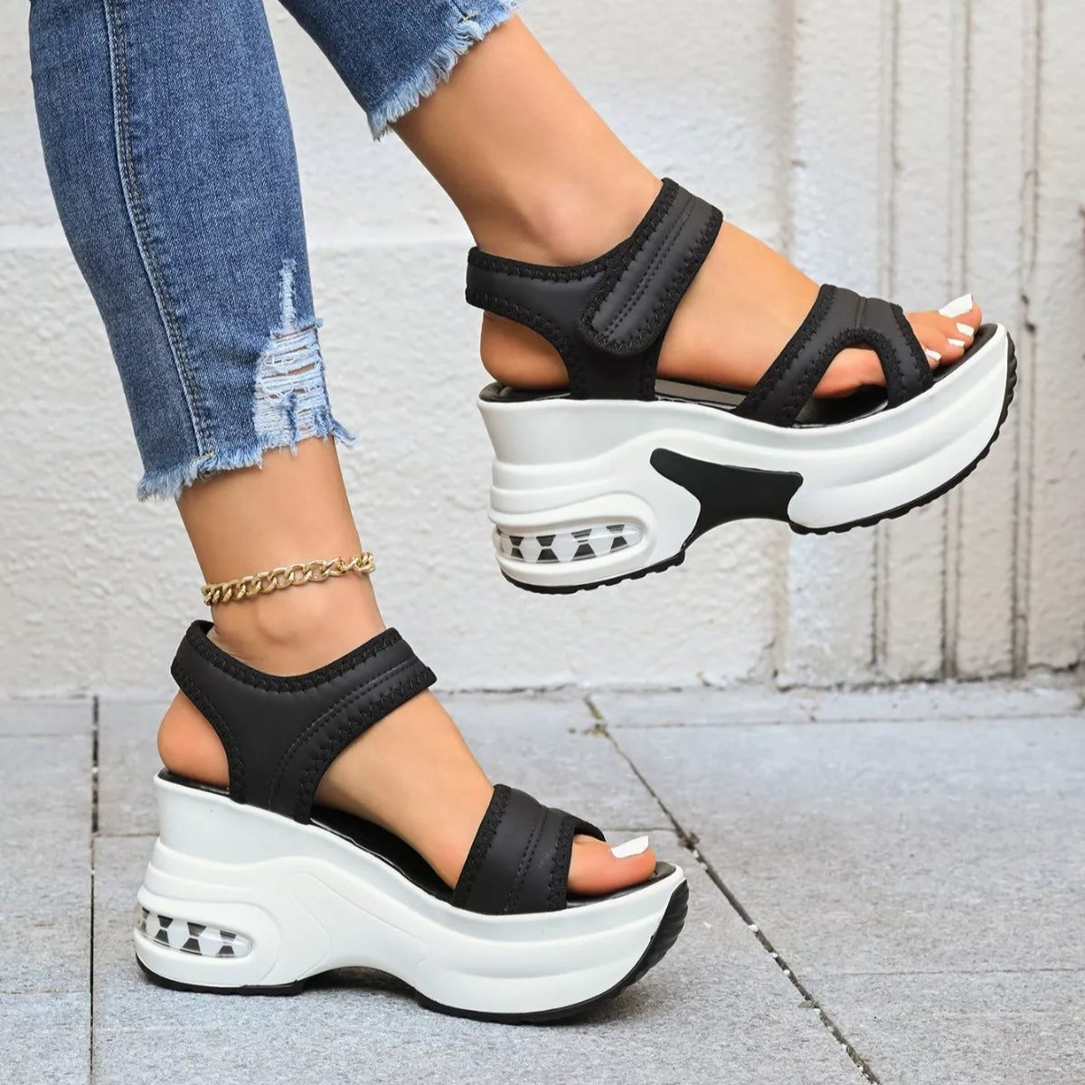 Open Toe Platform Sandals