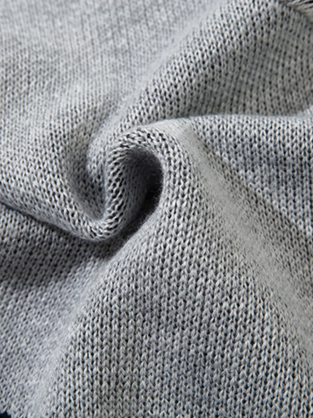 Men's Distressed Chain Detail Oversized Sweater