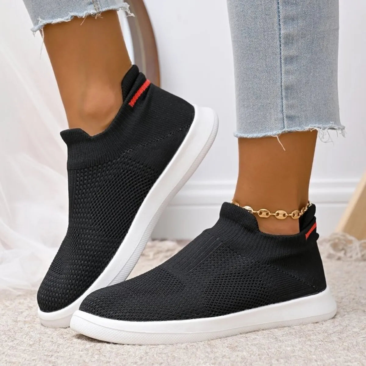 Breathable Mesh Athletic Sneakers