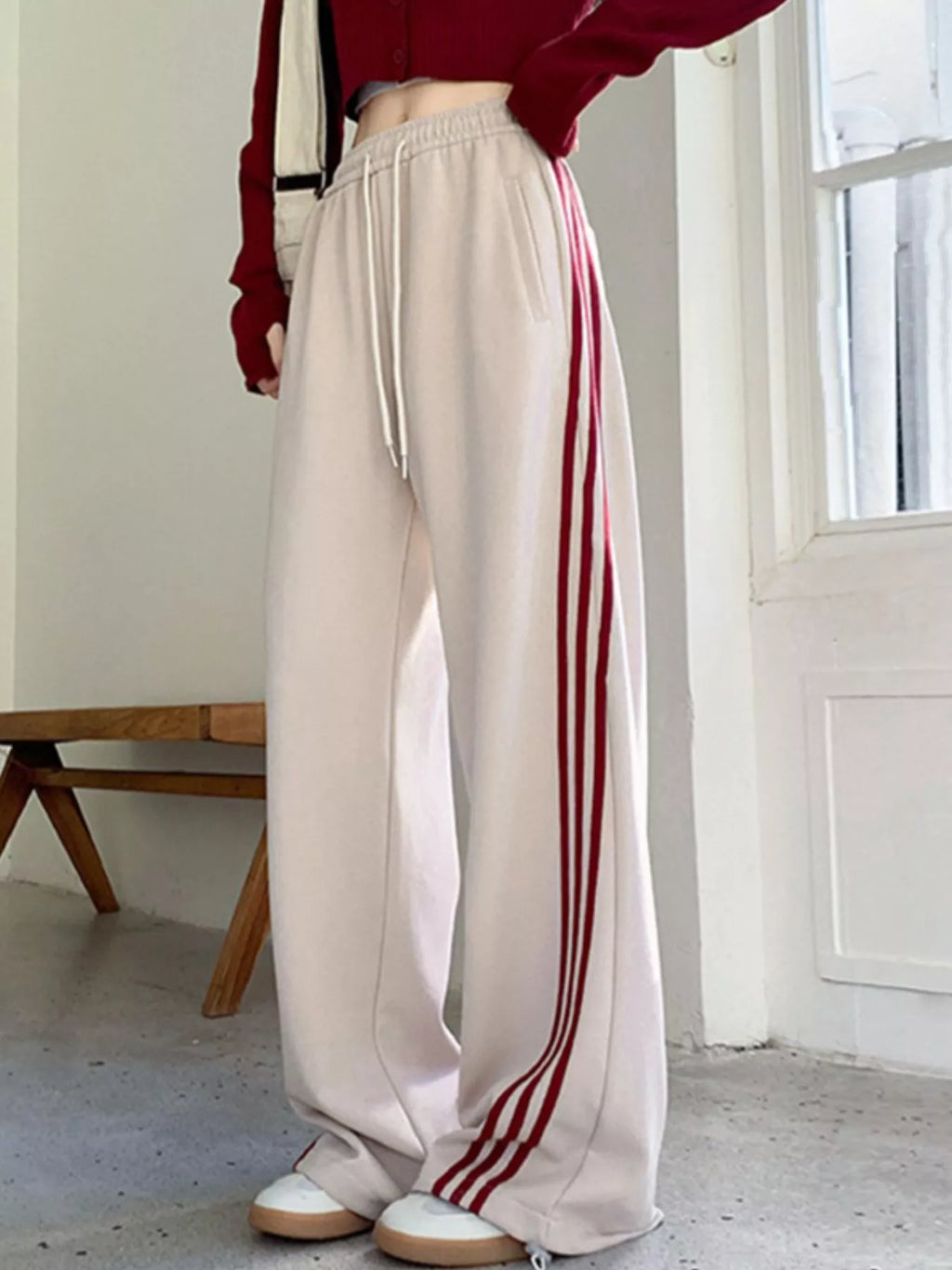 Striped Wide Leg Pants