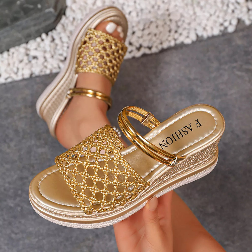 Open Toe Wedge Sandals