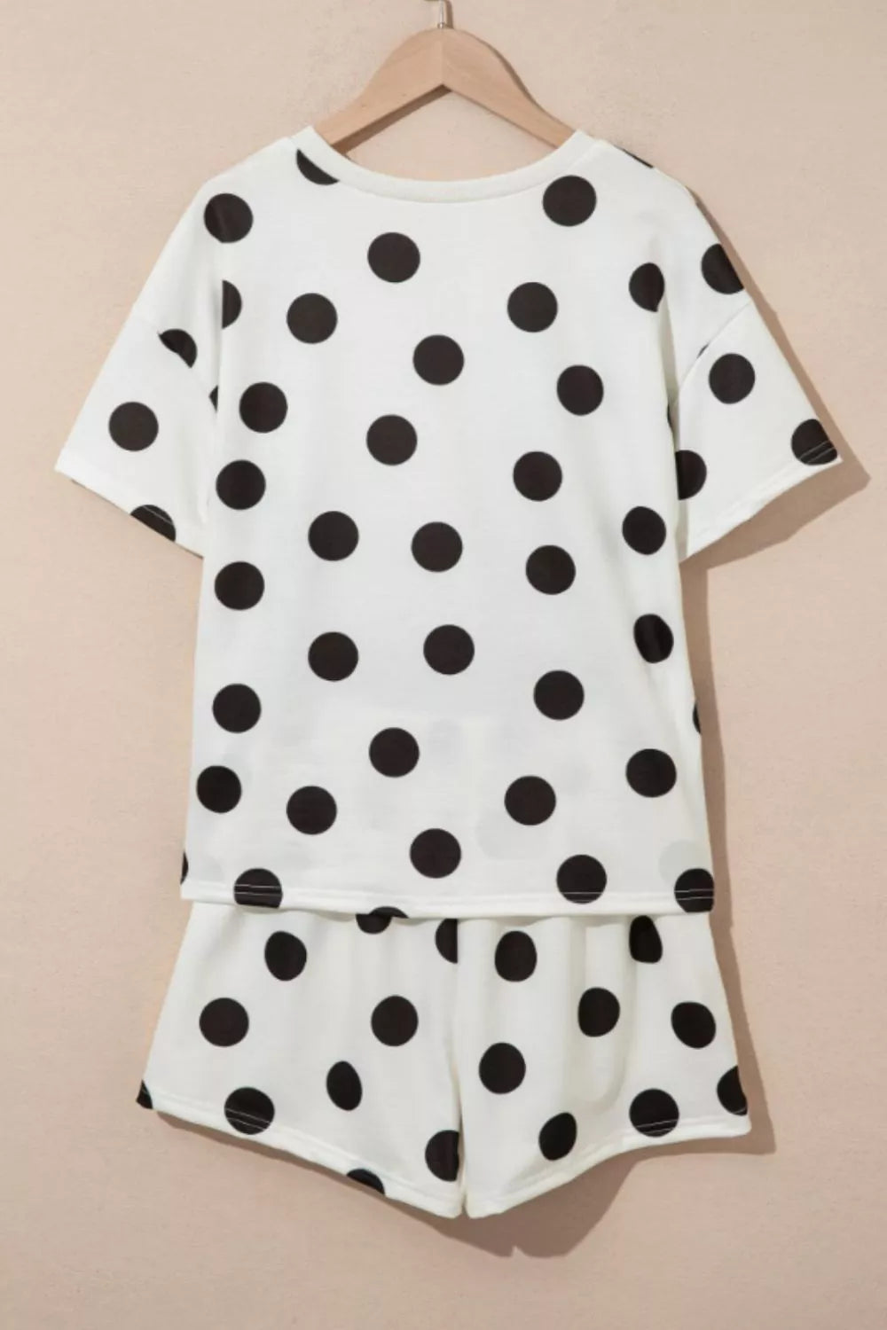 Polka Dot Tee and Shorts 2-Piece Set
