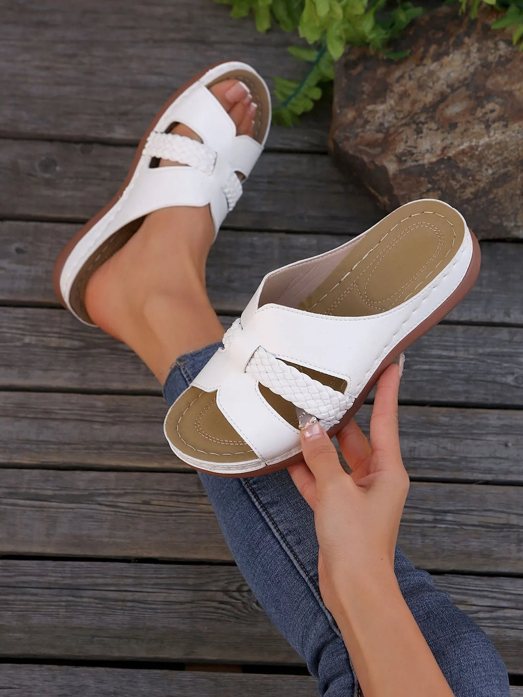 Open Toe Wedge Sandals