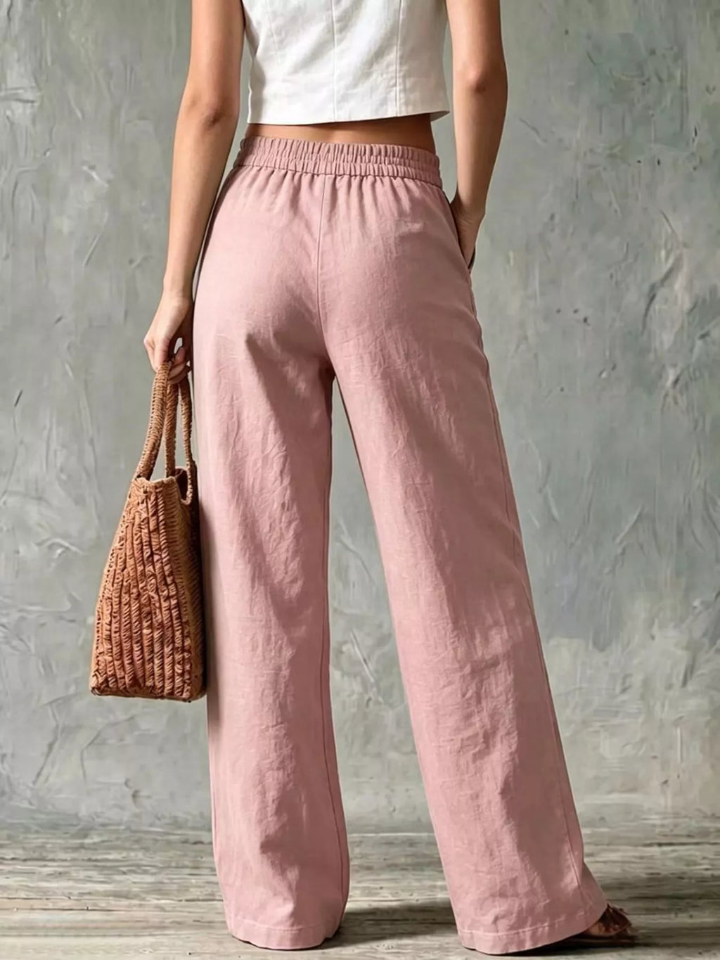 Full Size Wide Leg Pants Plus Size