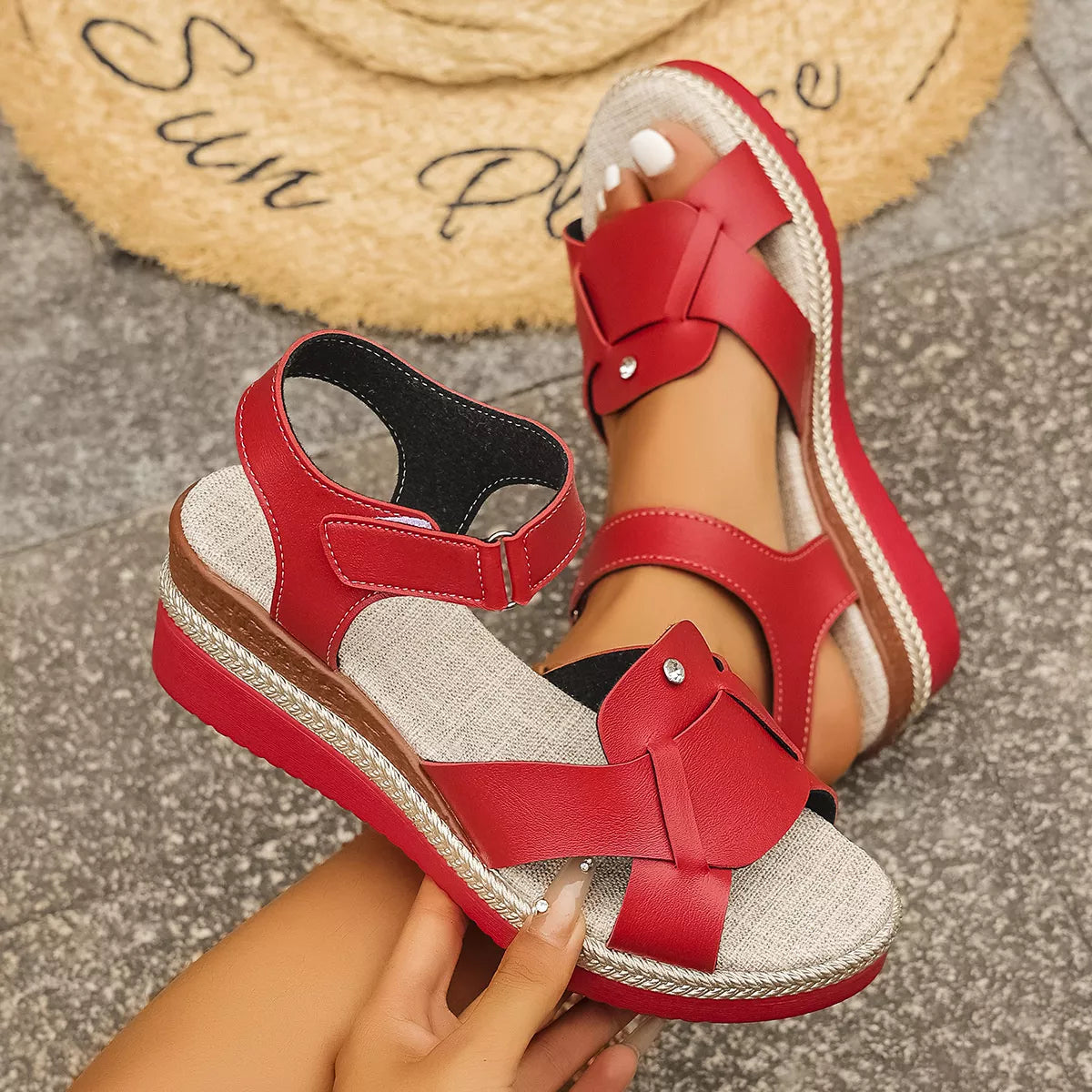 Open Toe Platform Sandals