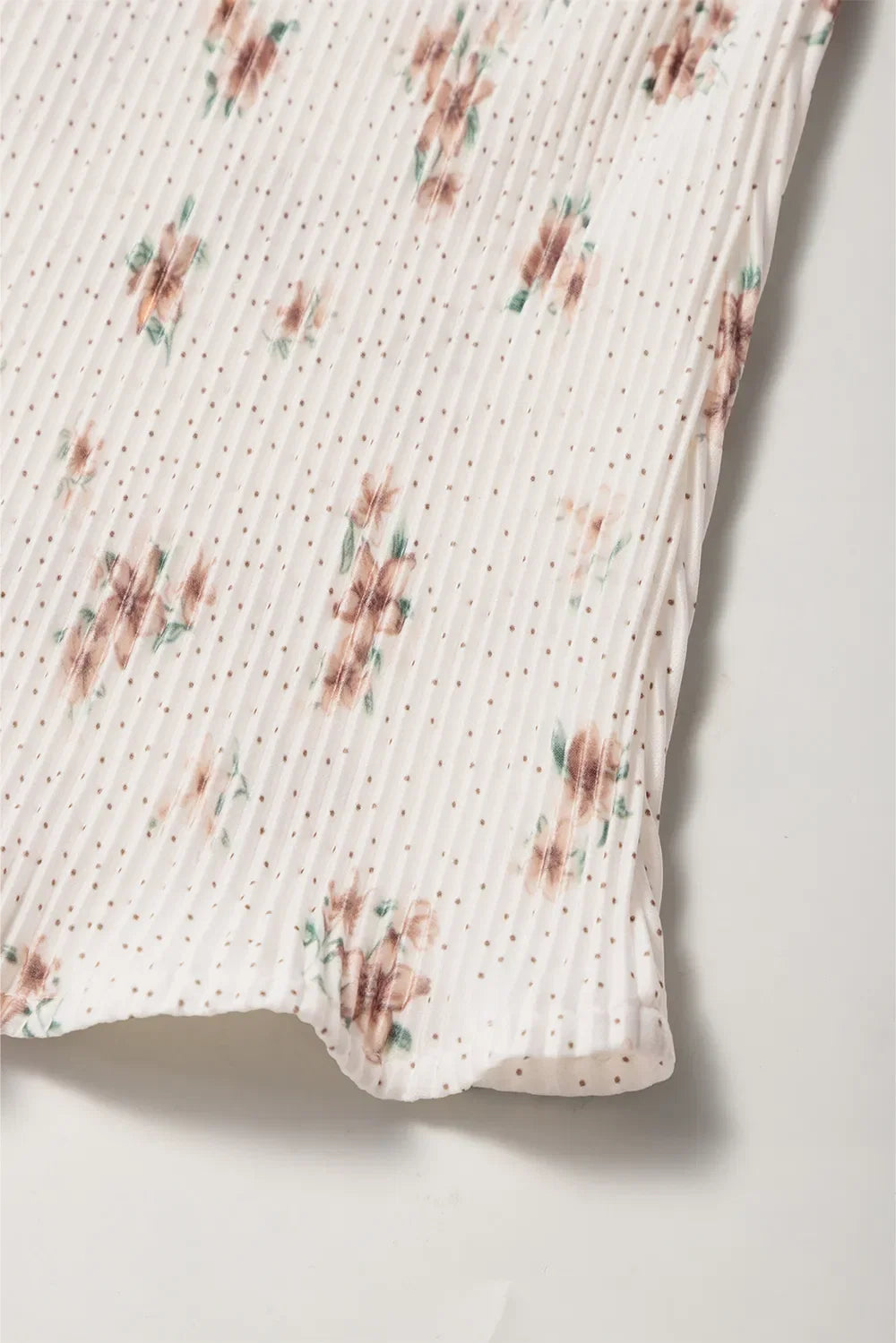 Floral Bow Back Scoop Neck Cami