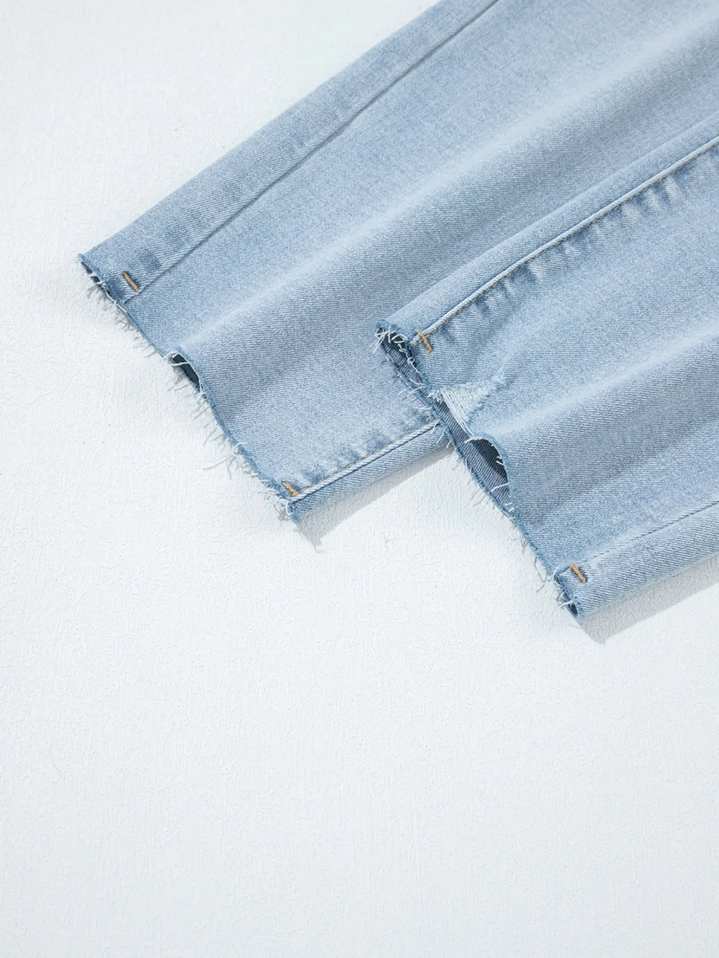 Mid Rise Ankle-Length Distressed Skinny Jeans