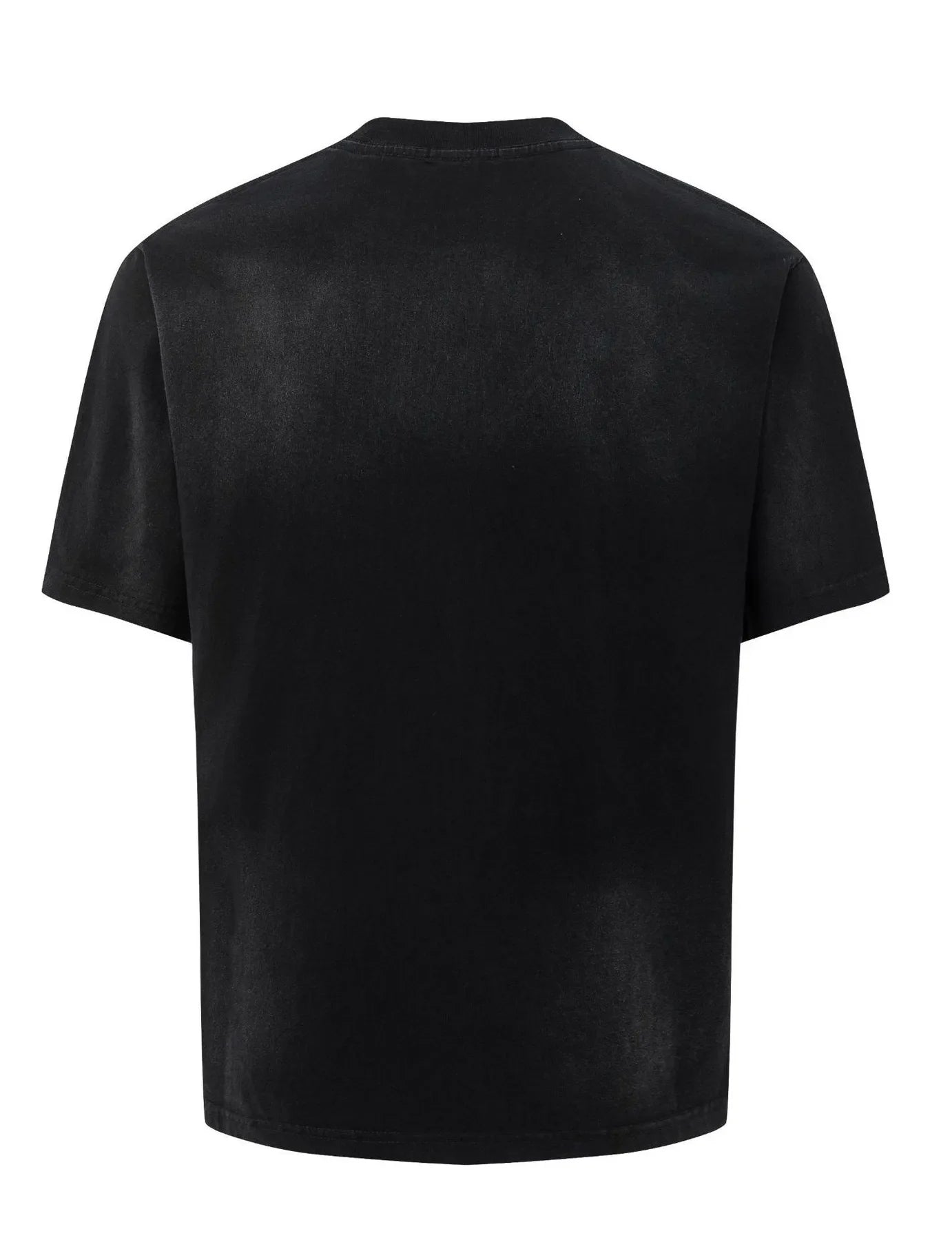 Men's Letter Round Neck Short Sleeve T-Shirt