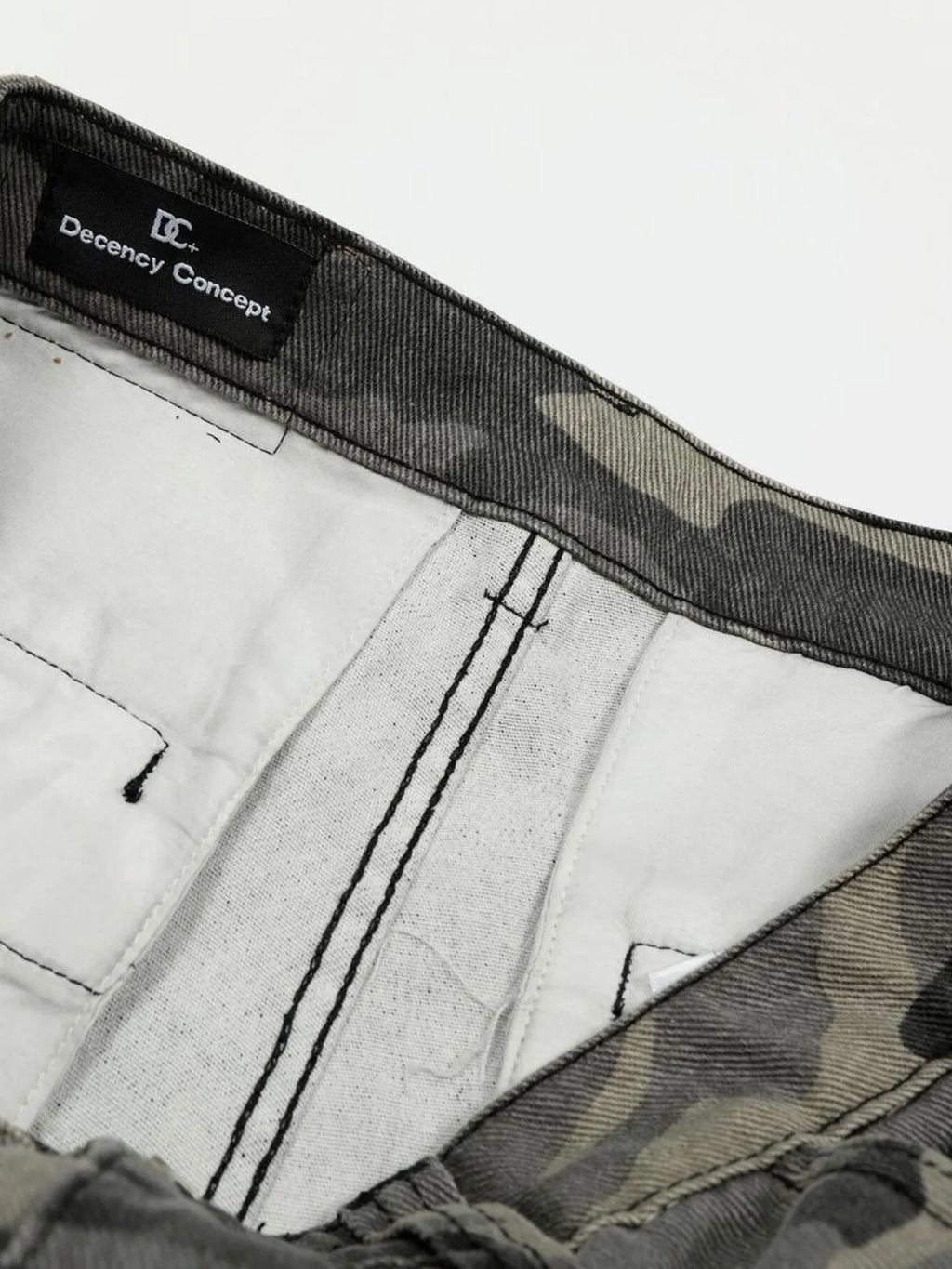 Men's Camouflage Cargo Capri Jeans