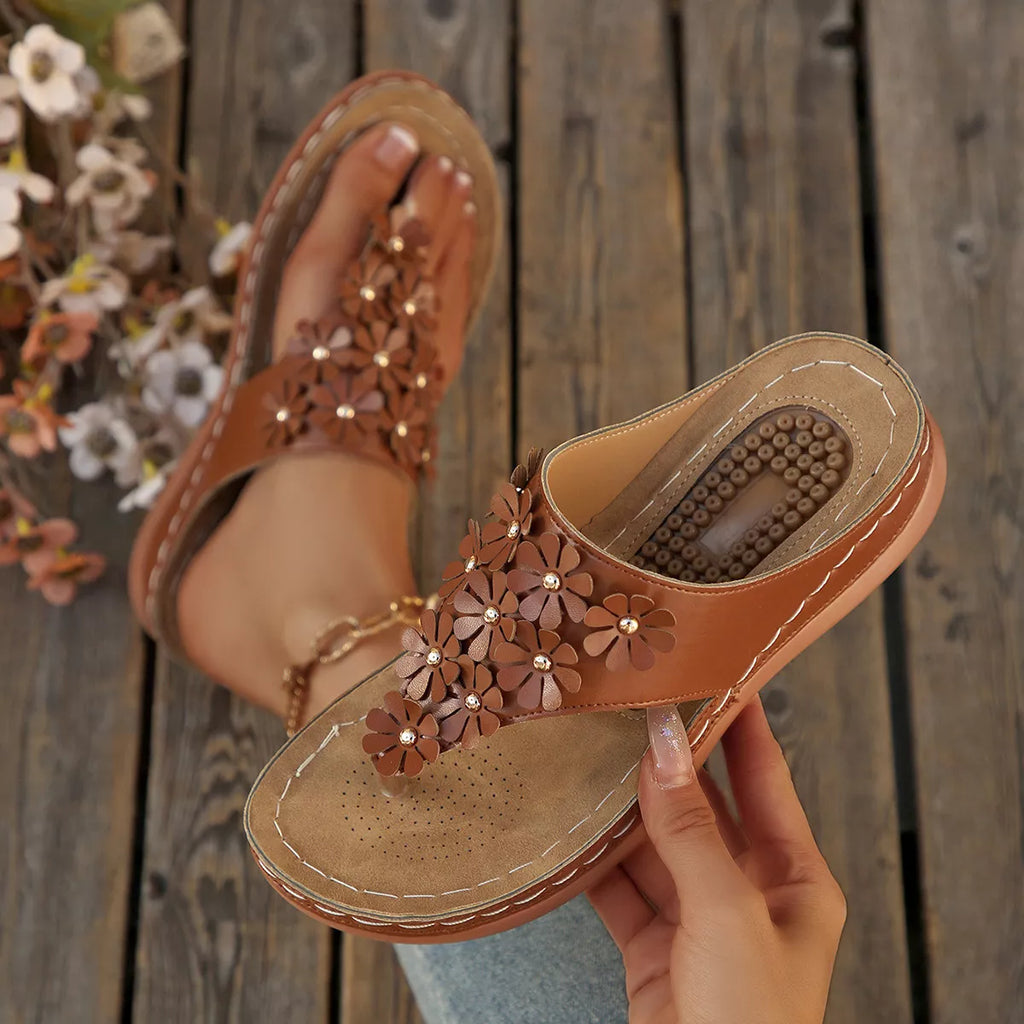 Toe Post Flats Sandals