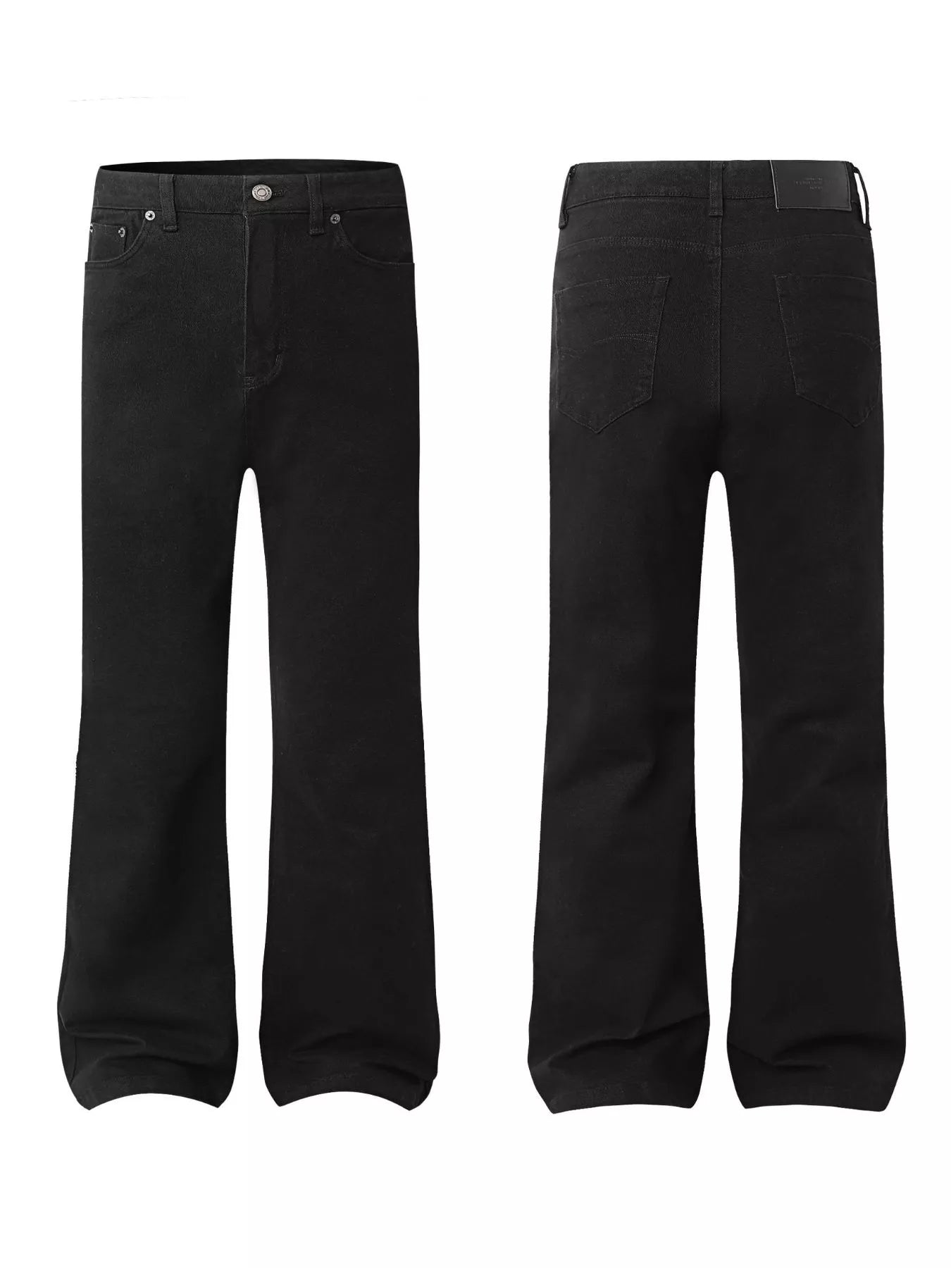 Men's High-Waisted Flare Leg Pants