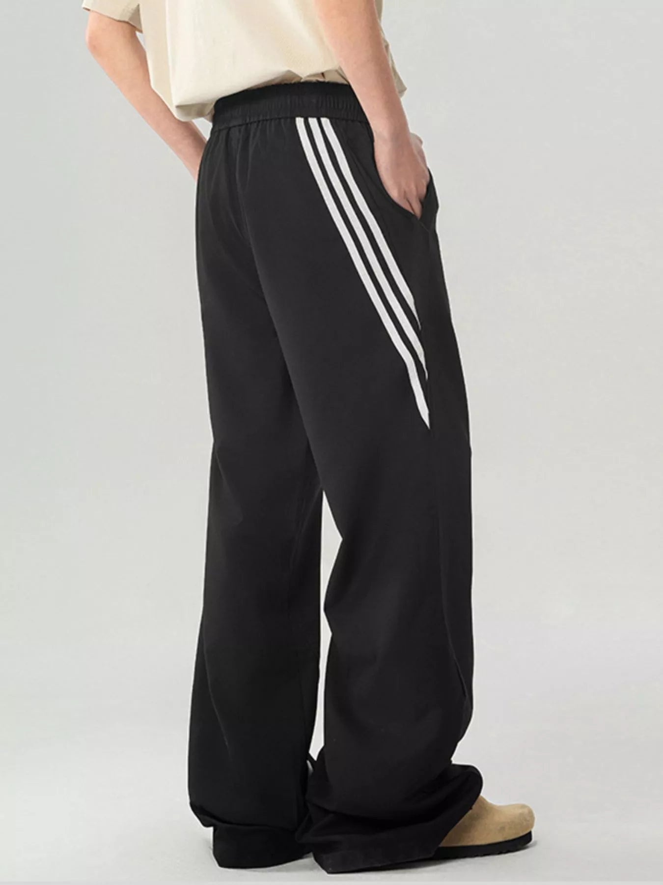 Men's Full Size Wide Leg Pants Plus Size