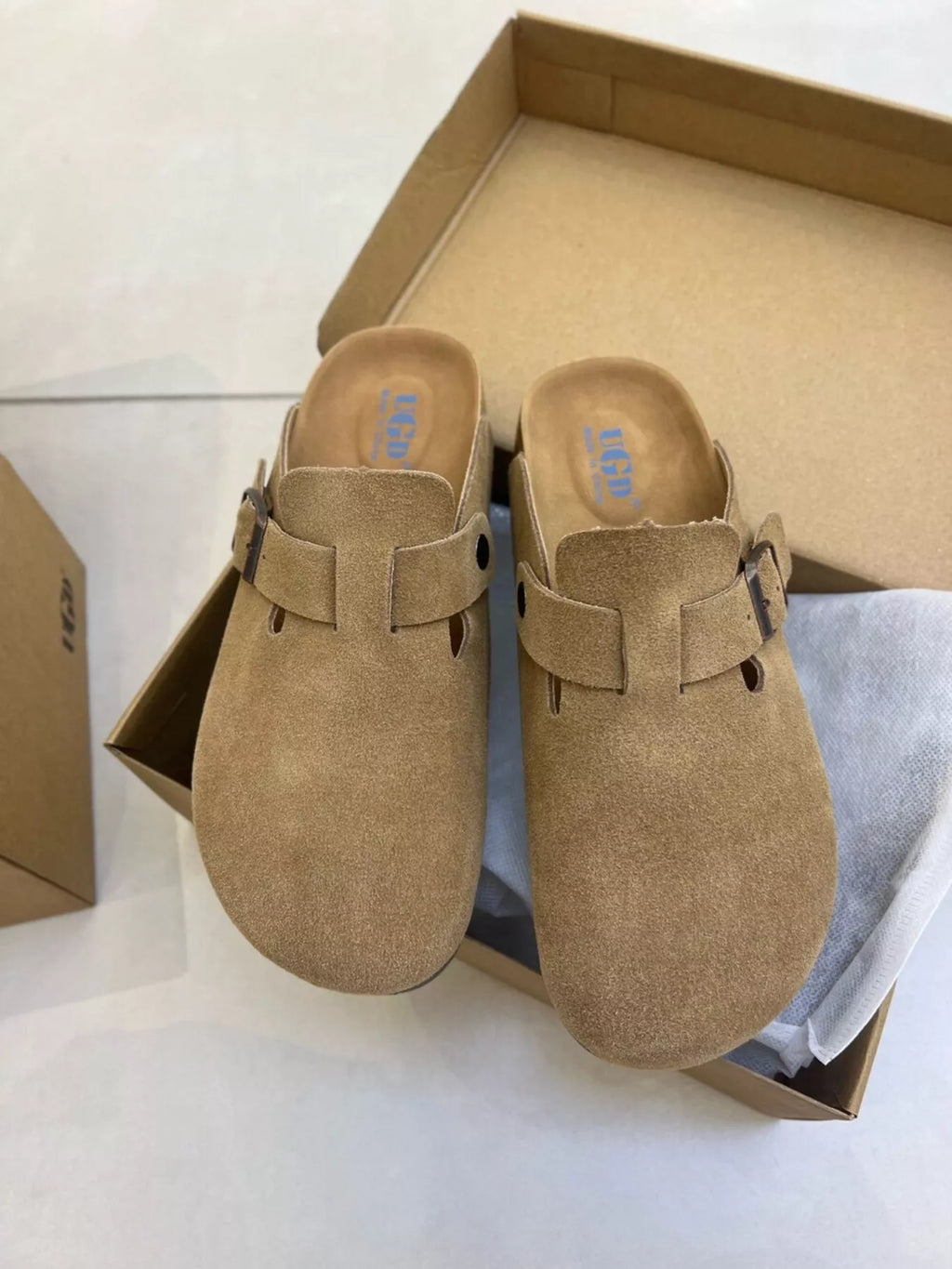 Round Toe Buckle Slip-Ons