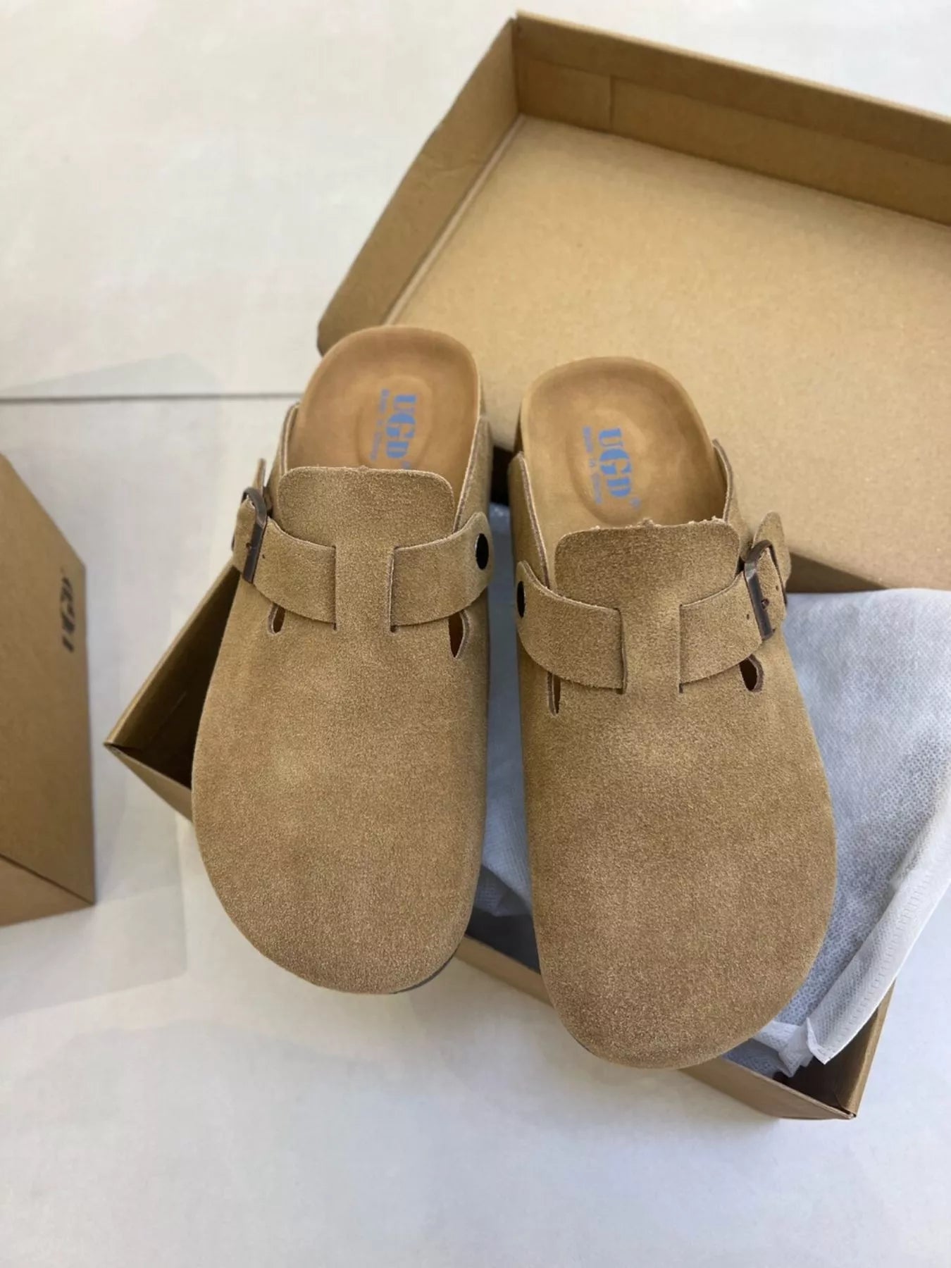Round Toe Buckle Slip-Ons