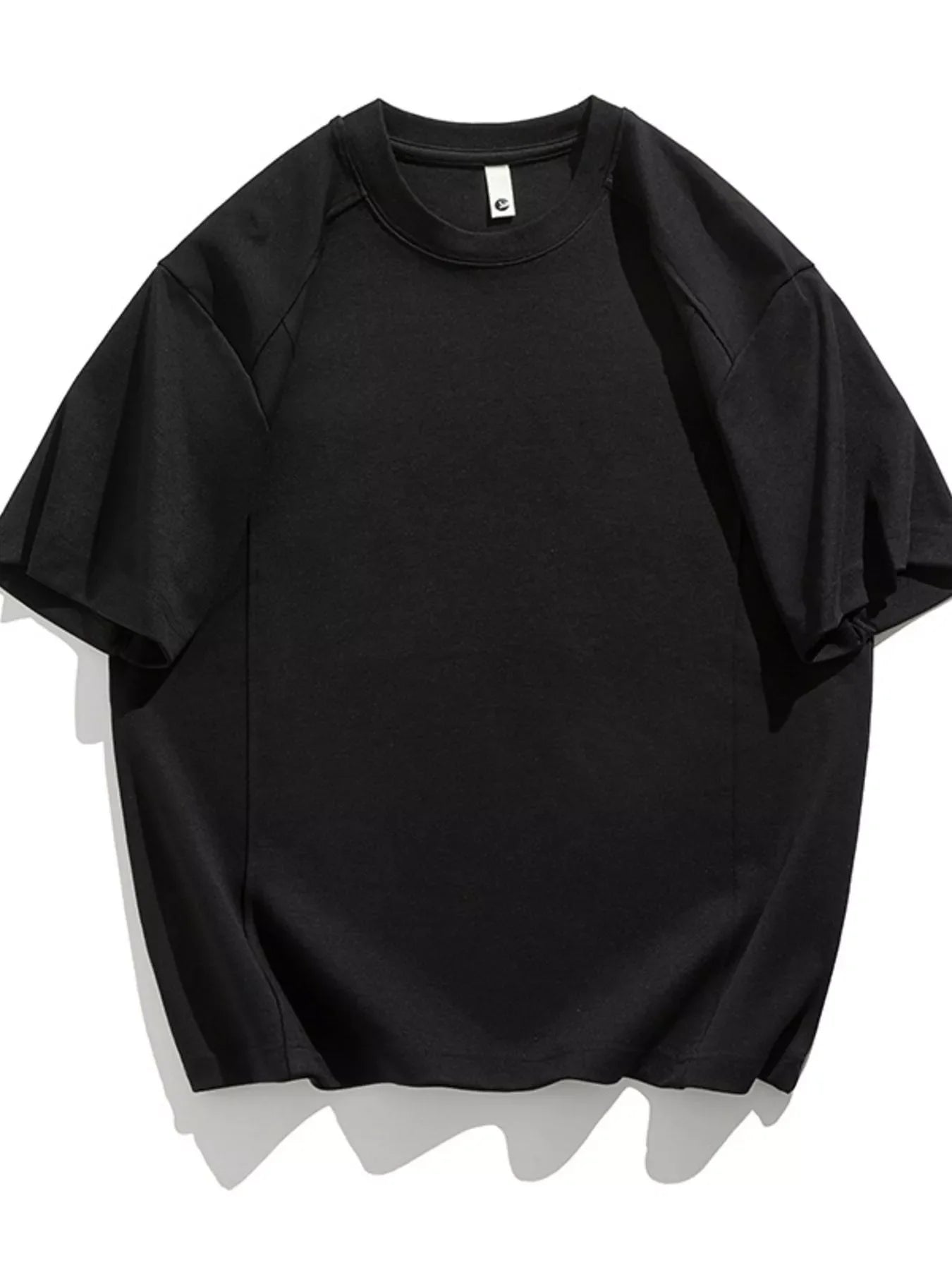 Men's Plus Size Solid Color Casual T-Shirt